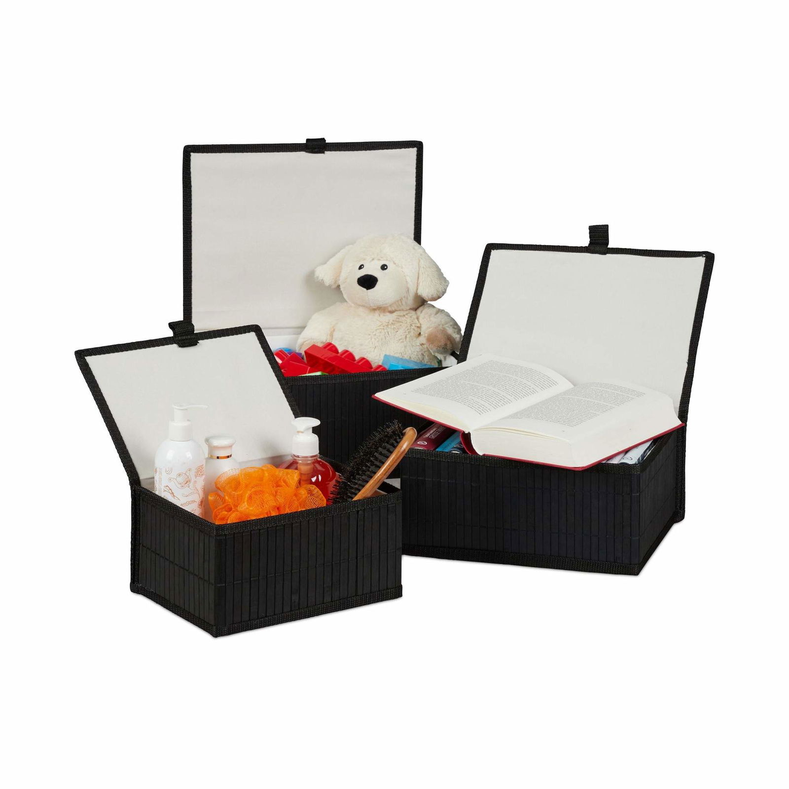 Opbevaringskurve - sæt med 3