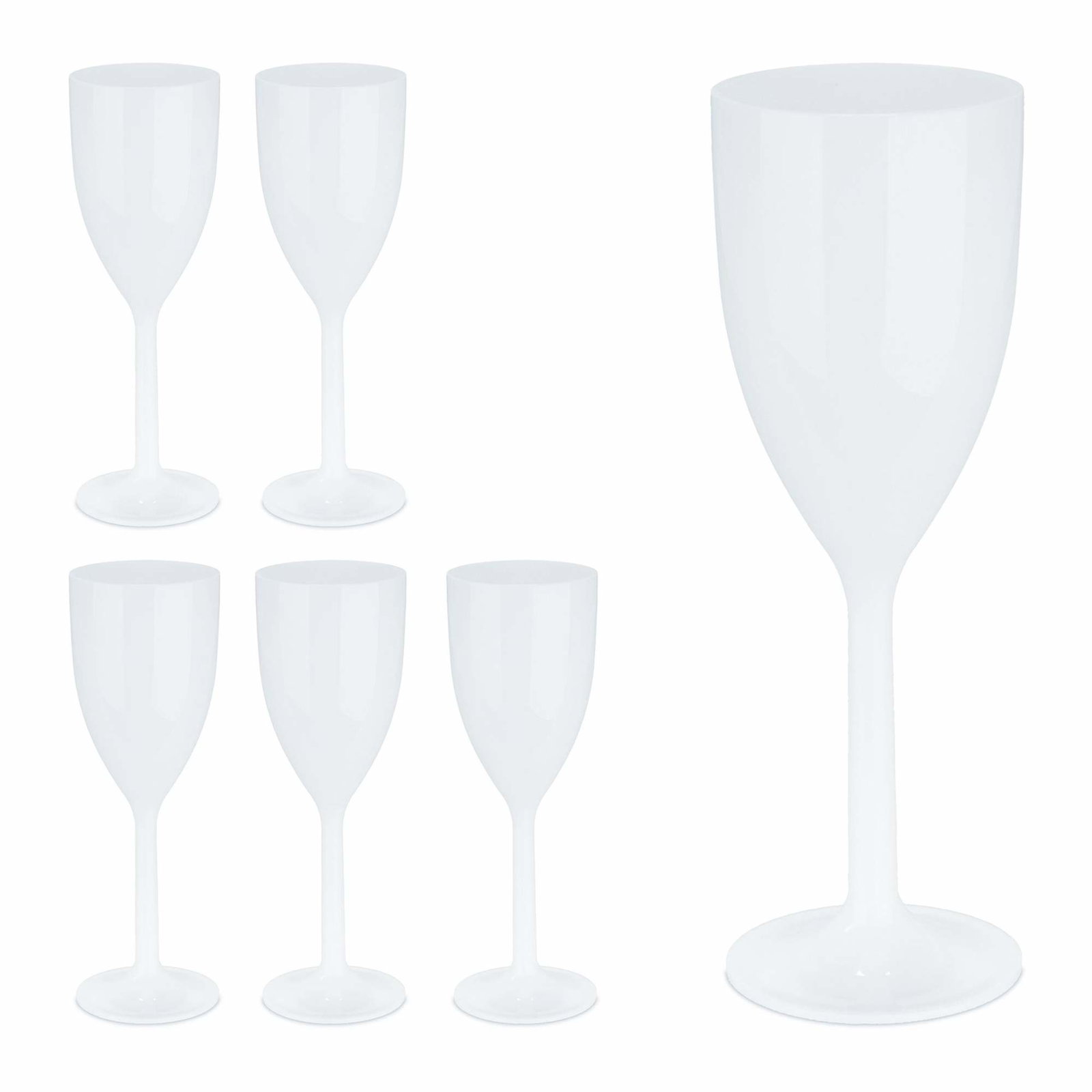 Vinglas i plast, set om 6 st | Elektronik - Kablar & Adaptrar - Splitters | Pryloteket