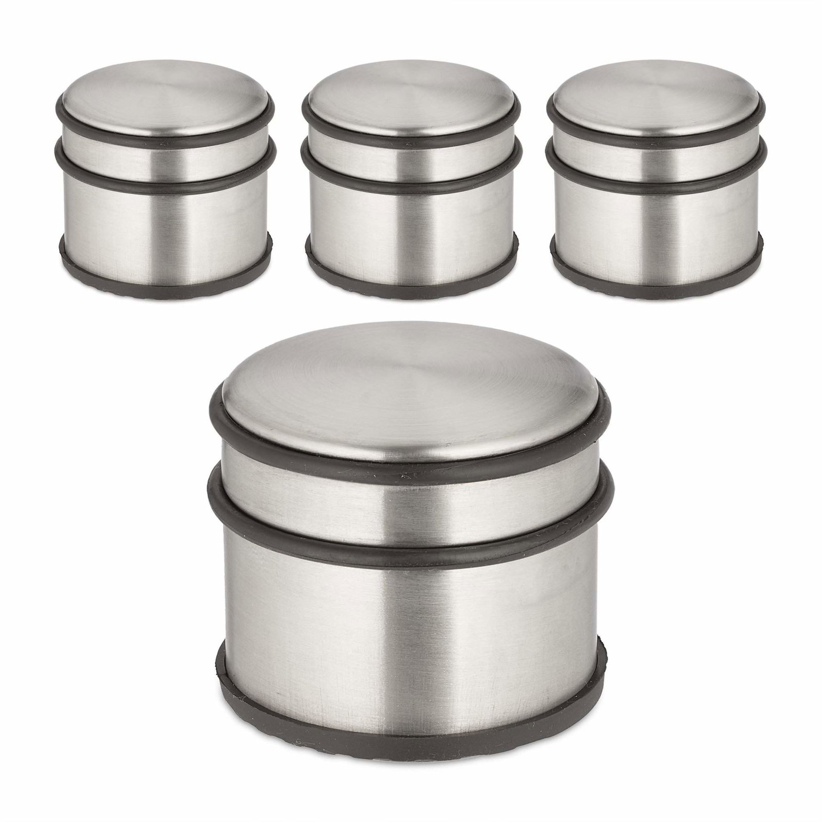 Dörrstopp i rostfritt stål - 4 st | Hem & Hobby - Hem & Hushåll - Balkong | Pryloteket