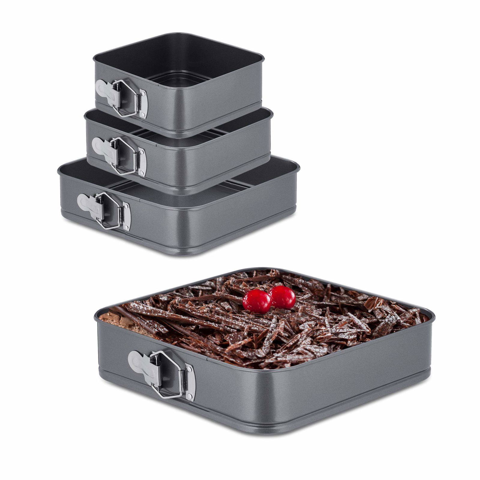 Springform sæt med 4 størrelser