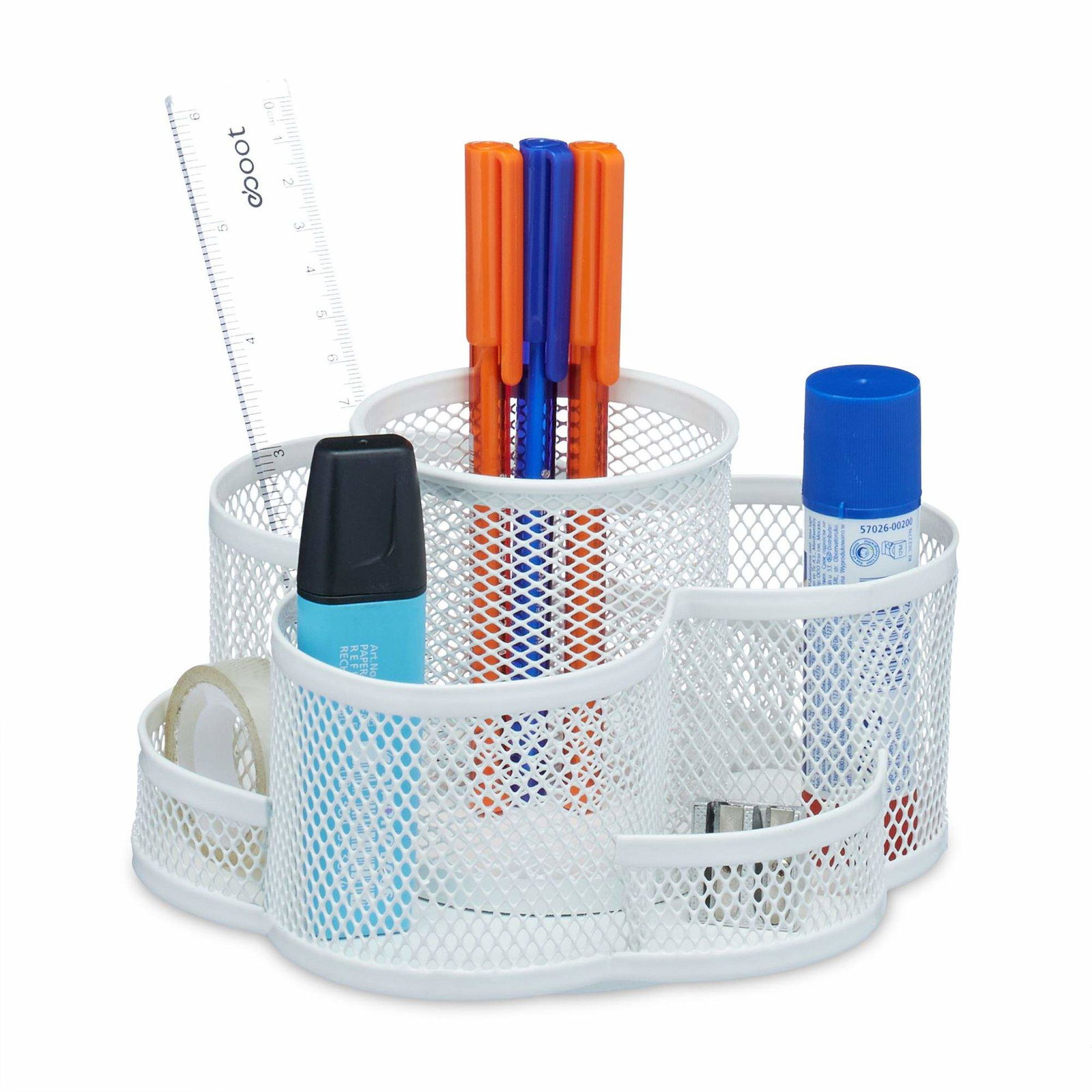 Vridbar pennhållare med 7 fack | Hem & Hobby - Resa & Semester - Organisering | Pryloteket