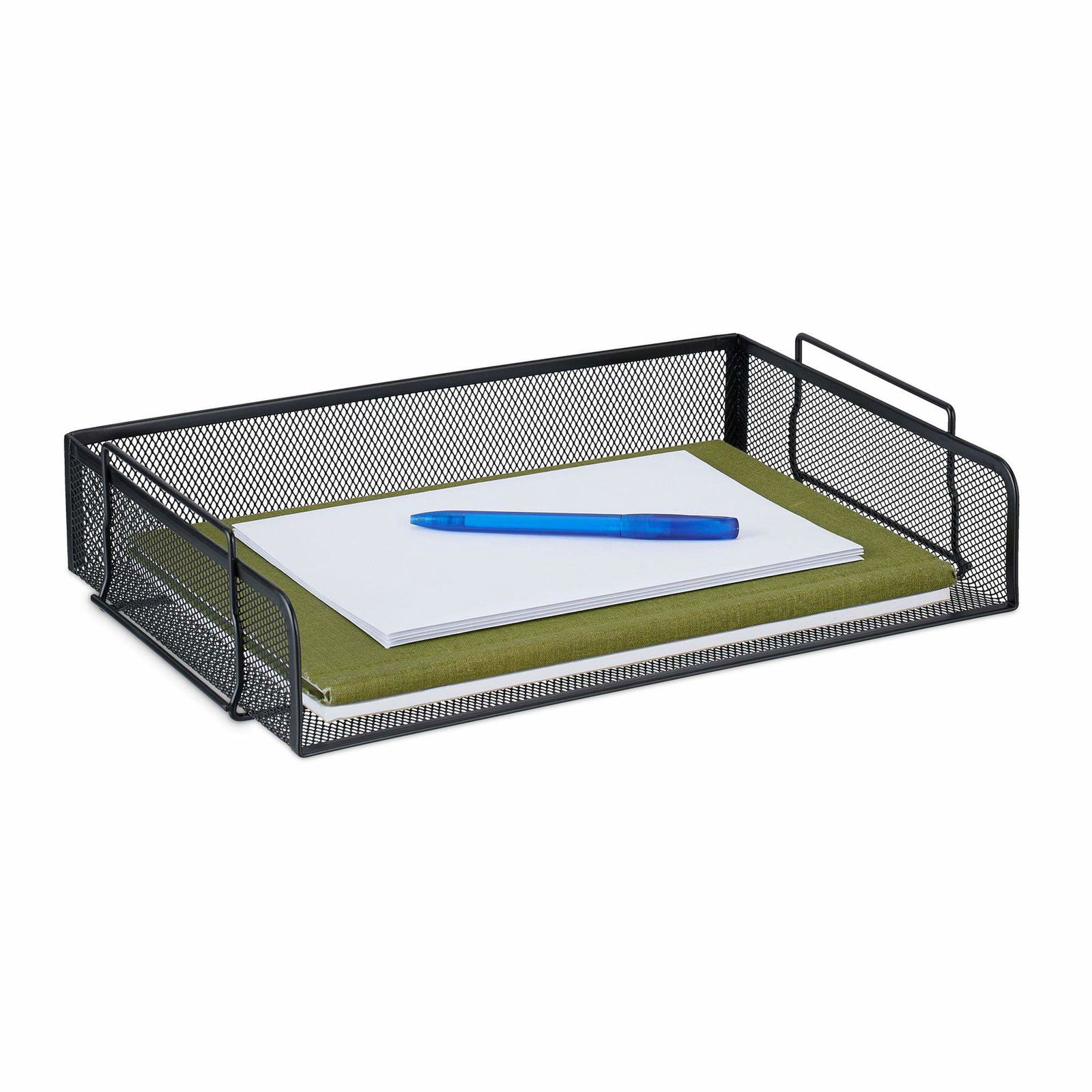 Stabelbar dokumentbakke i metal