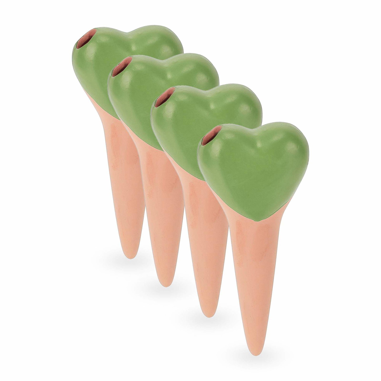 Hjärta av lerkon - 4 st | Hem & Hobby - Hem & Hushåll - Balkong | Pryloteket