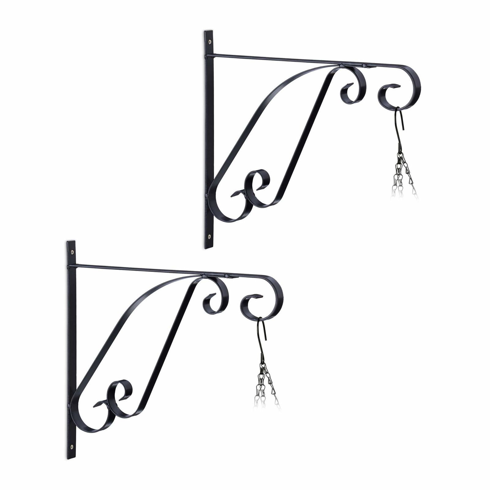 sæt med 2 hængende kurvholdere