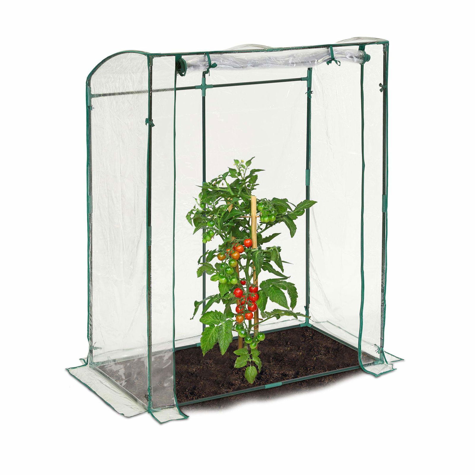 Tomatdrivhus lavet af PVC-plast