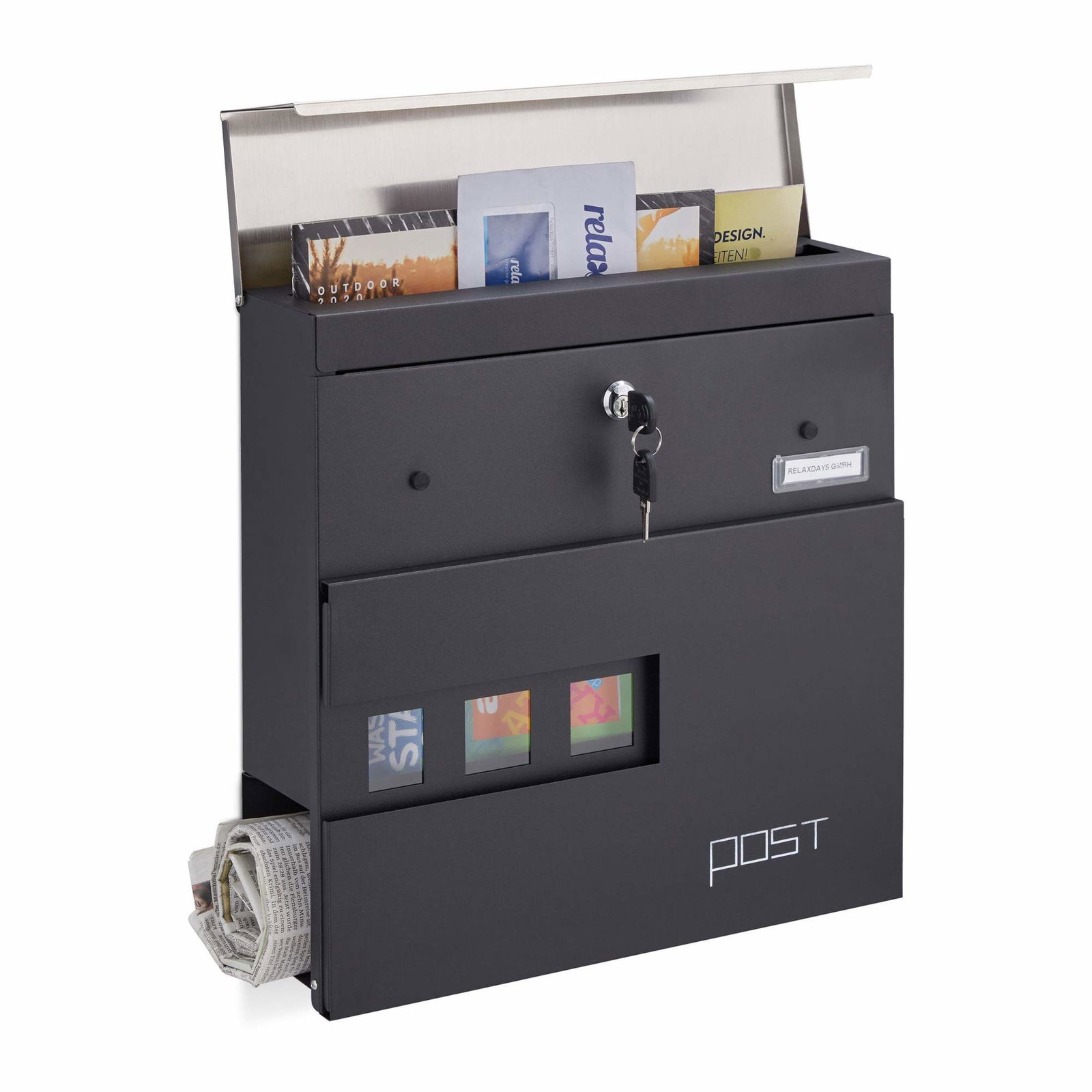Brevlåda med tidningshållare | Elektronik - Tillbehör Mobil & Surfplatta - Skärmskydd - LG | Pryloteket