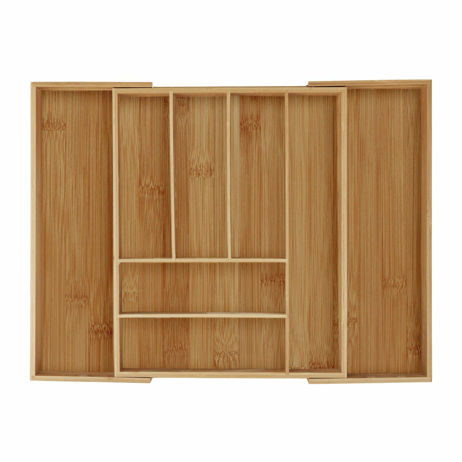 Utdragbar besticklåda av bambu | Hem & Hobby - Hem & Hushåll - Kök - Köksförvaring - Kökslådor - Besticklåda | Pryloteket