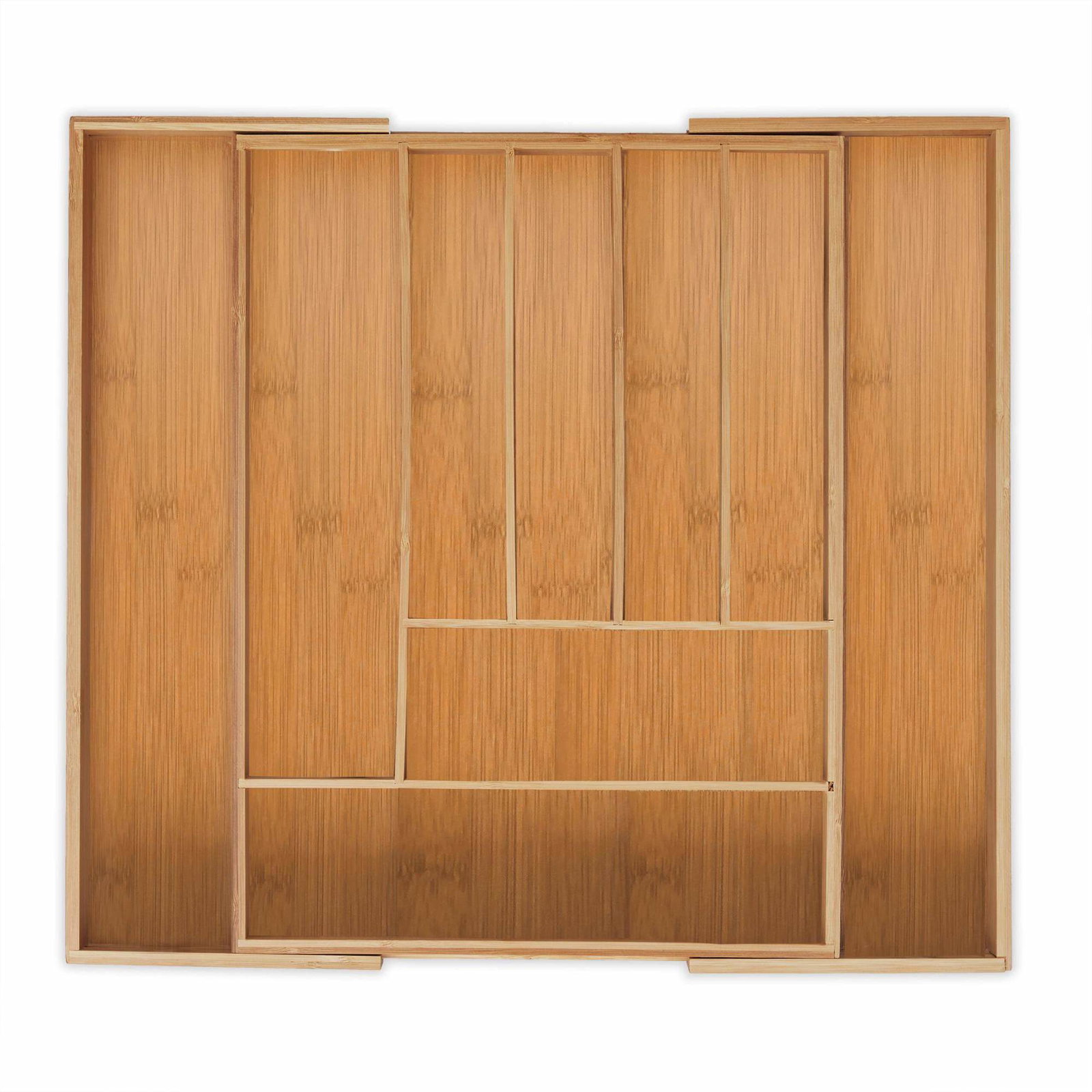 Utdragbar bestickbricka i bambu | Hem & Hobby - Hem & Hushåll - Kök - Köksredskap | Pryloteket