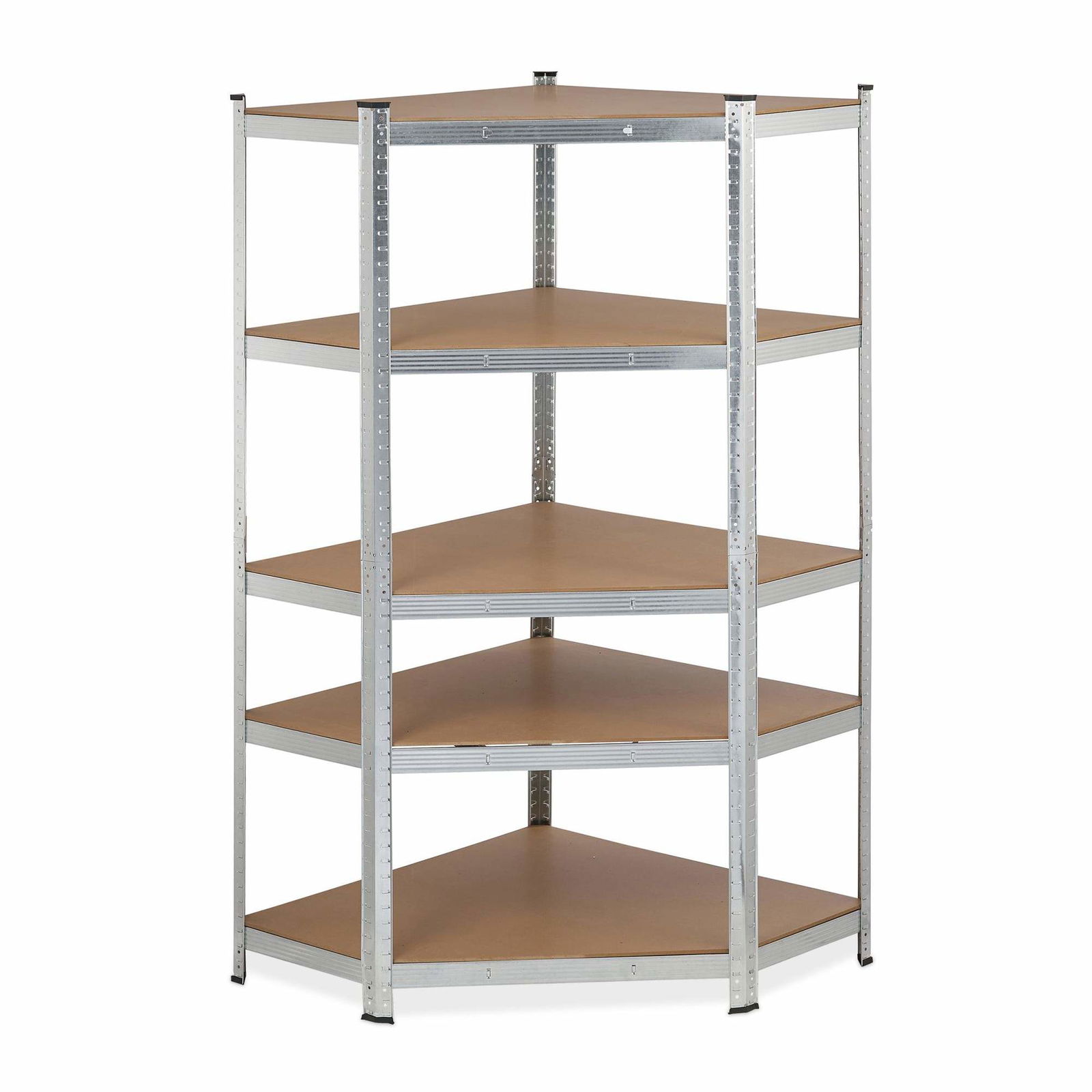 Hjørnehylde med 5 hylder