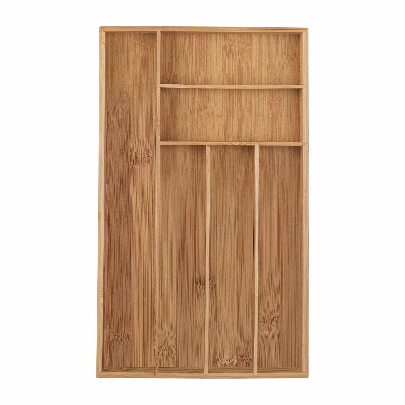 Bestikæske bambus 6 rum