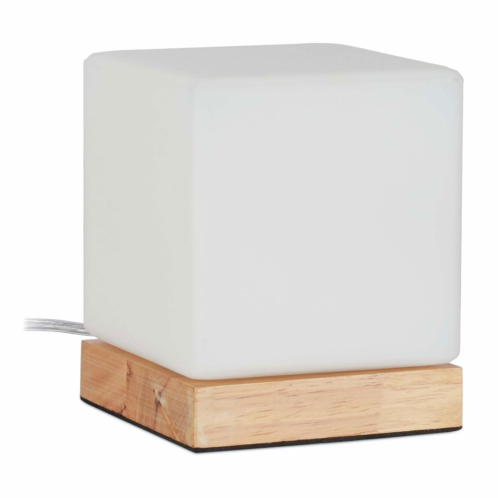 Bordlampe i terningform