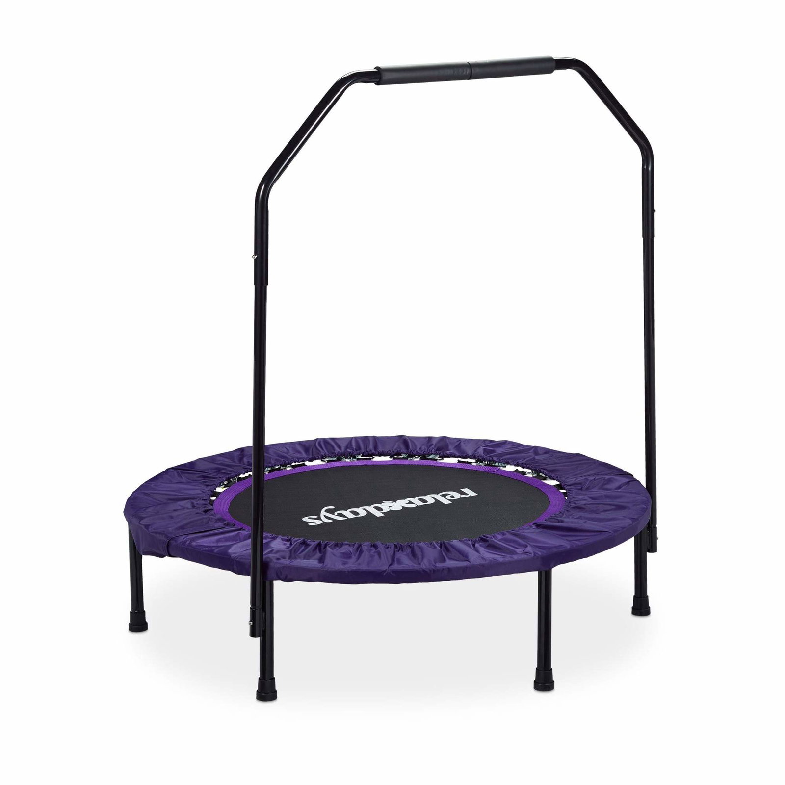 Sammenfoldelig trampolin med håndtag
