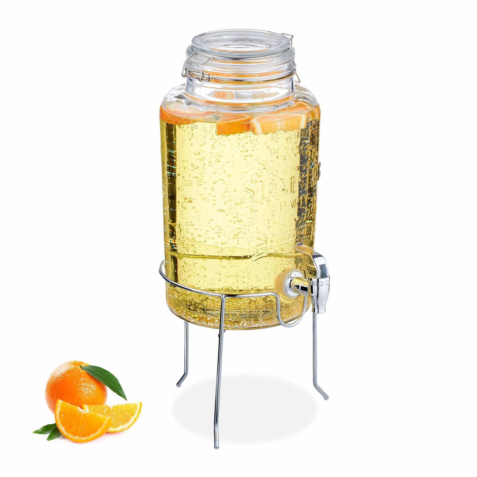 5 L drikkevareautomat med stativ