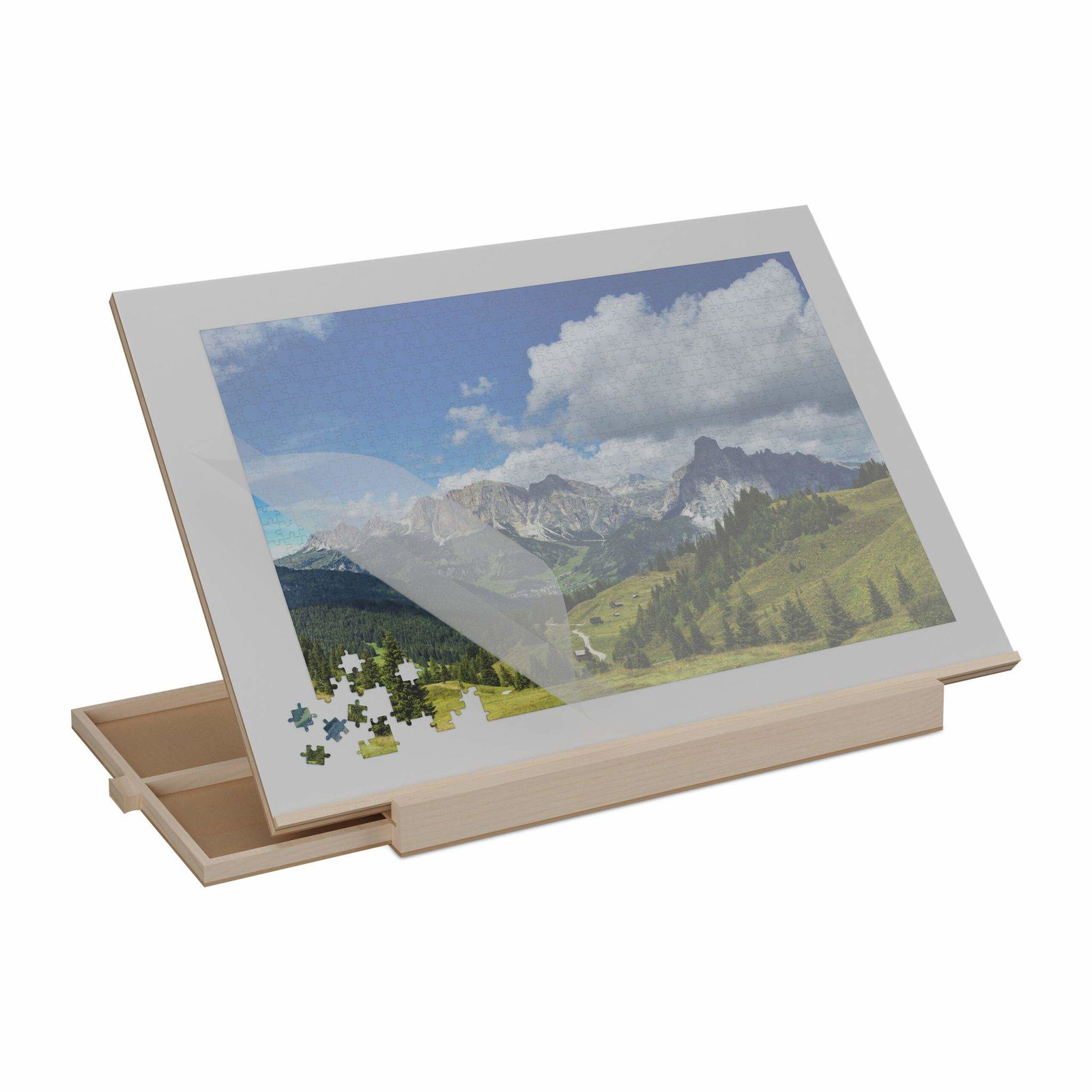 Lutande pusselbräda för 1000 bitar | Leksaker & Spel - Leksaker - Pussel | Pryloteket