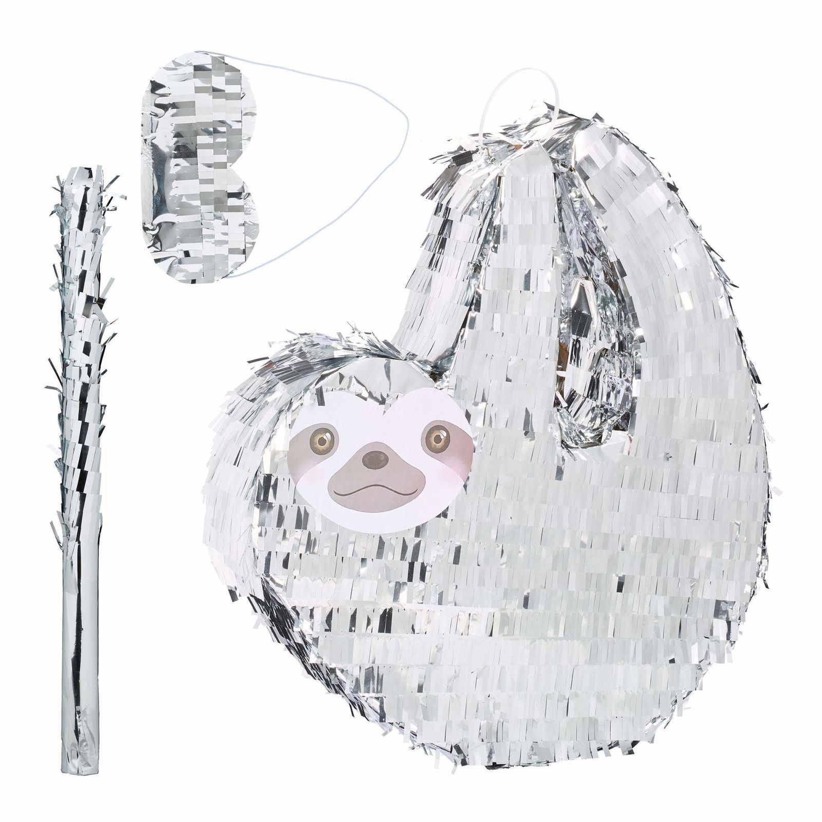 Pinata dovendyr med kølle og maske