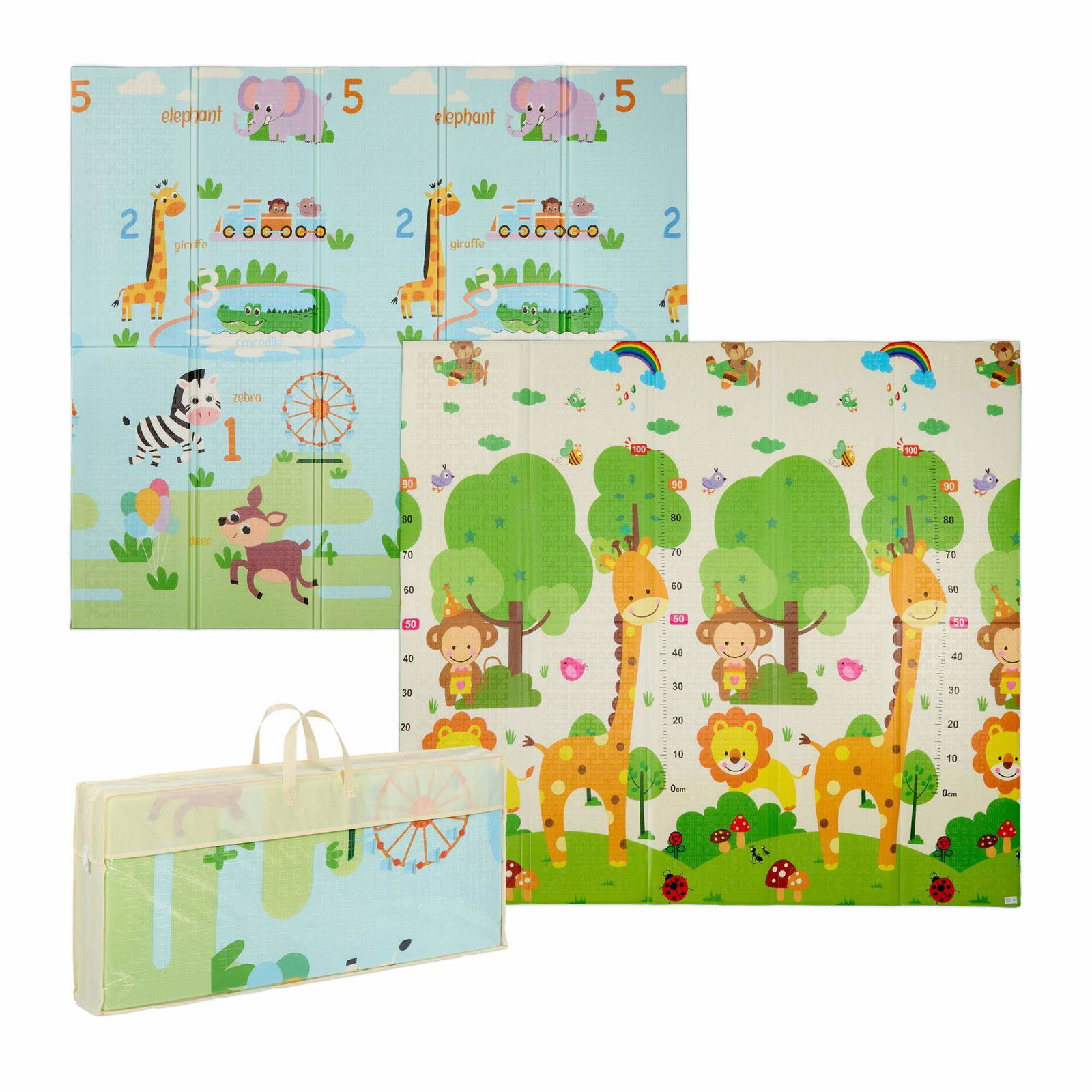 Sammenfoldelig dyrelegemåtte