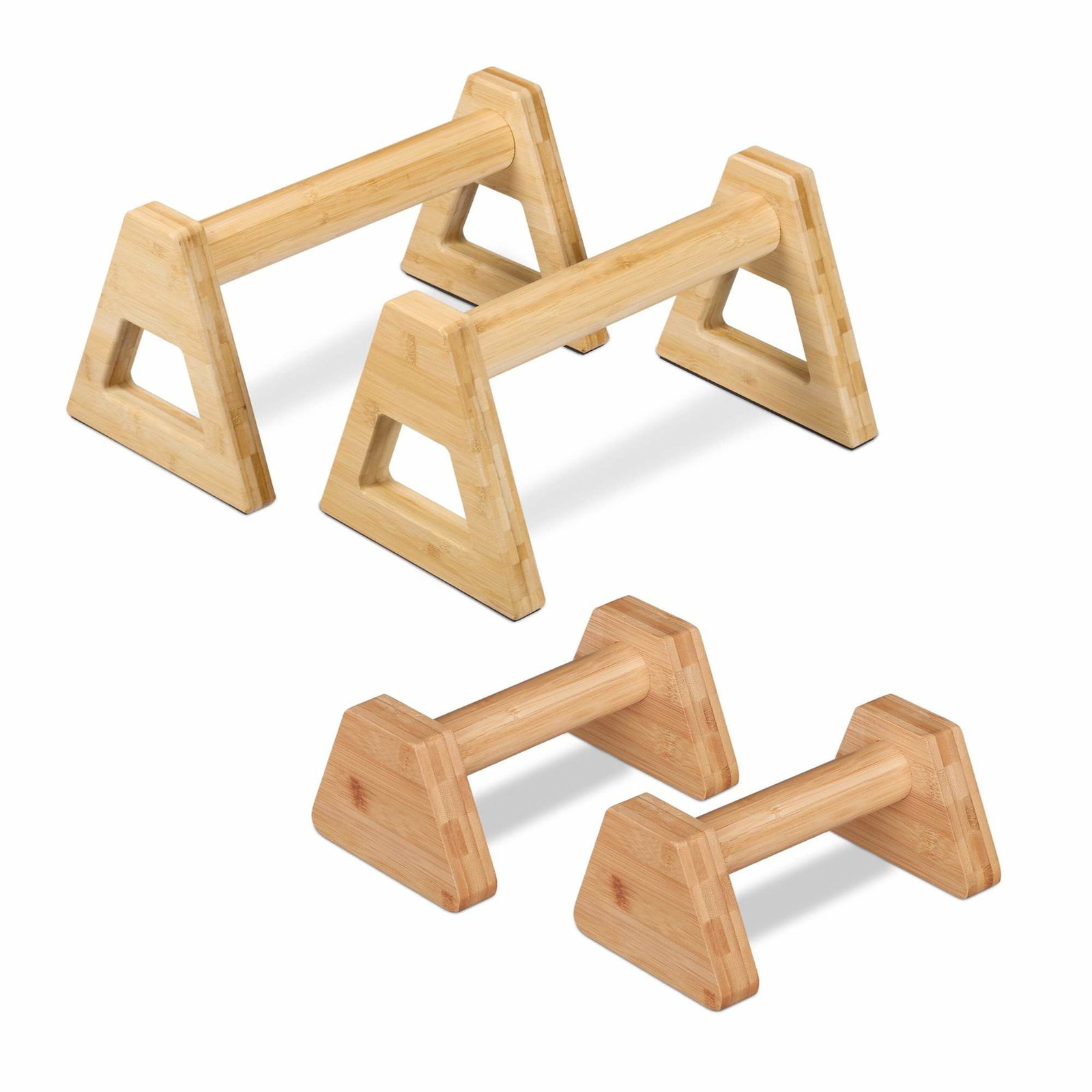 Bänkpressgrepp i bambu, 4-pack | Sport & Fritid - Träning | Pryloteket