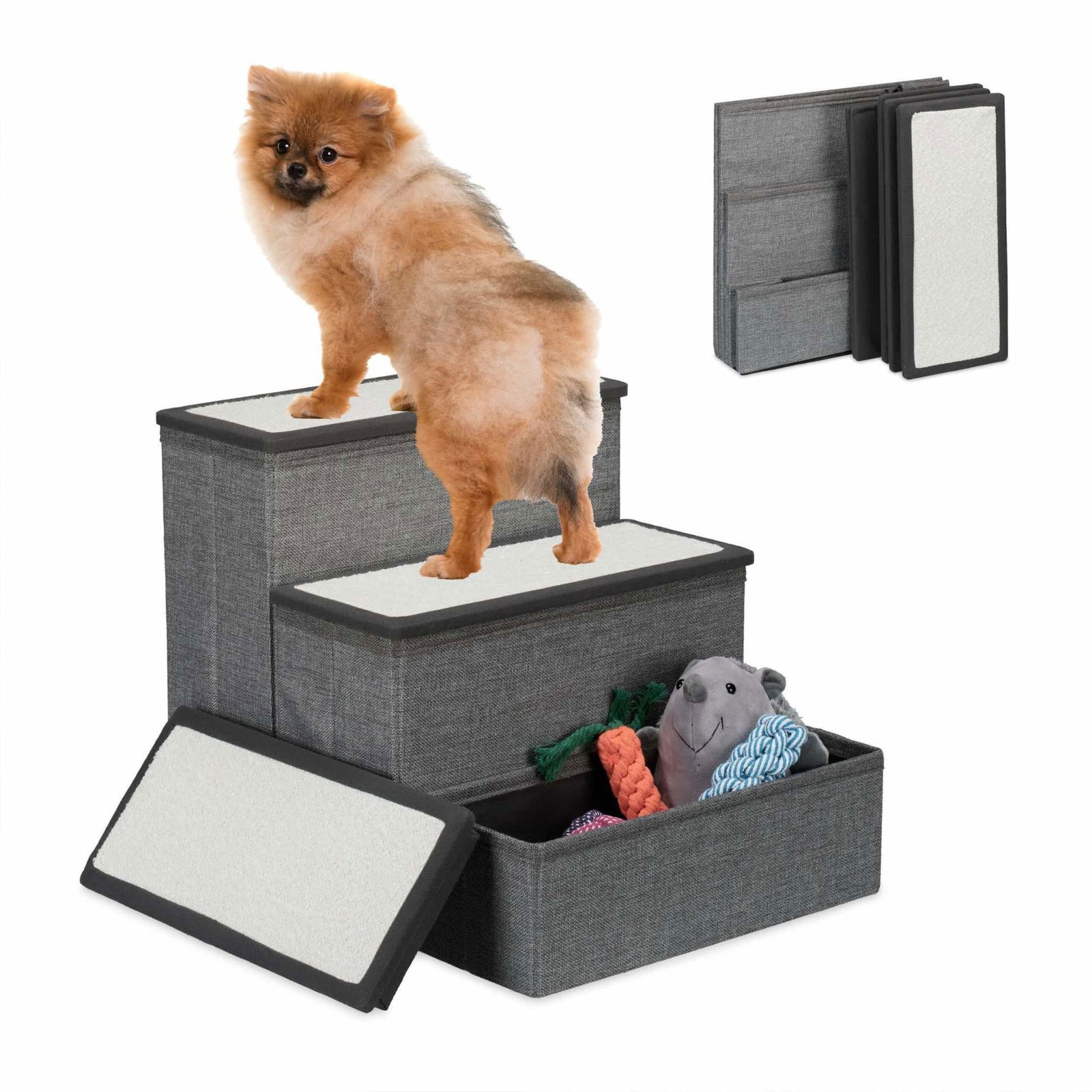 Sammenklappelig hundestige 3 trin