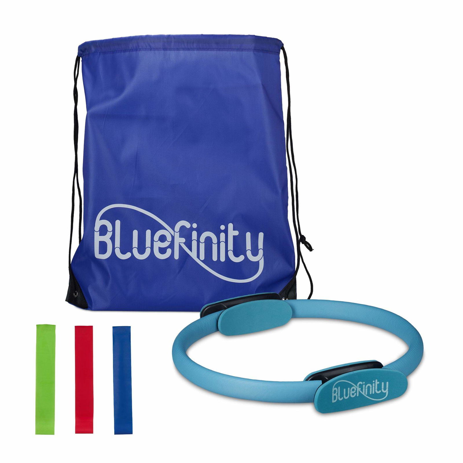 Pilates ring med bånd