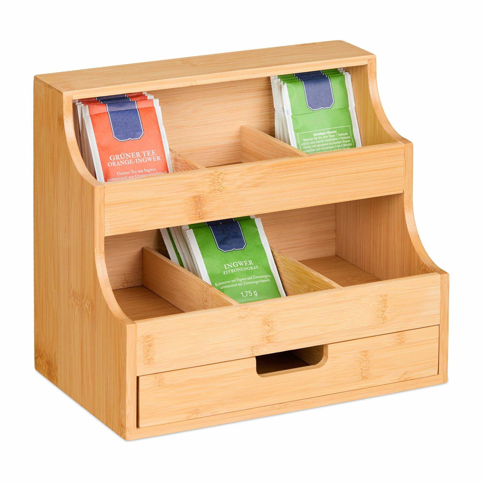 Tearrangör med låda 9 fack | Hälsa & Skönhet - Personvård - Hygien | Pryloteket