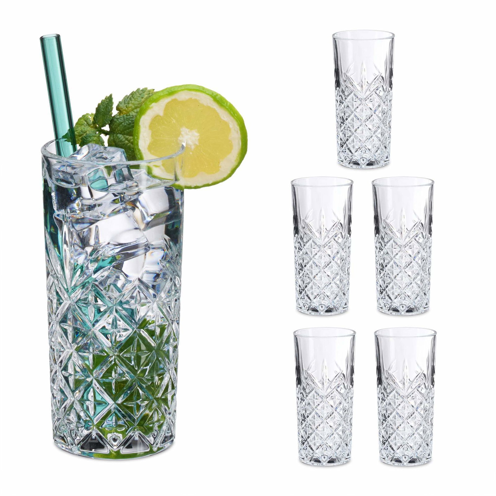 Long drink glas 6-pak