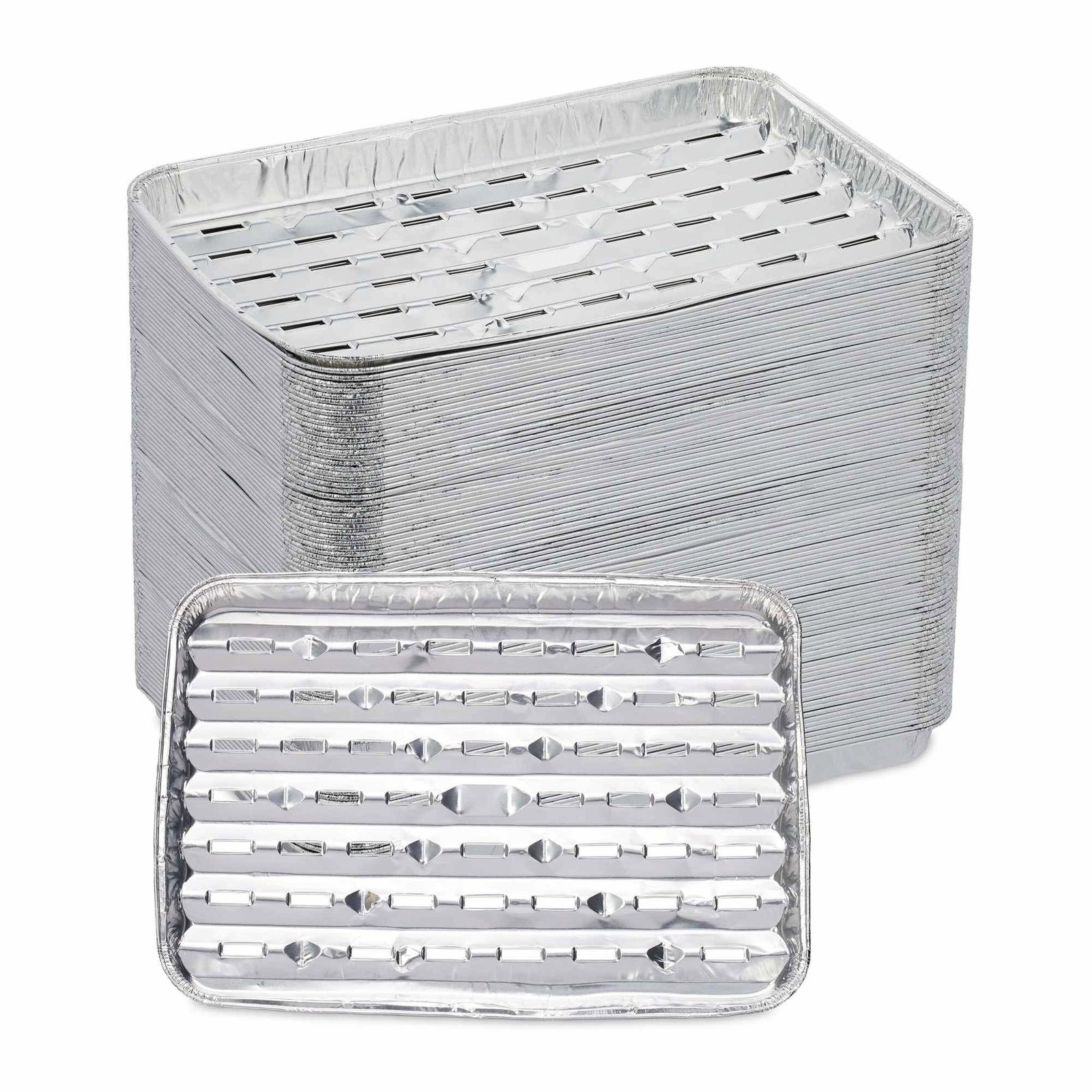 Grillbakke i aluminium, sæt med 100 stk