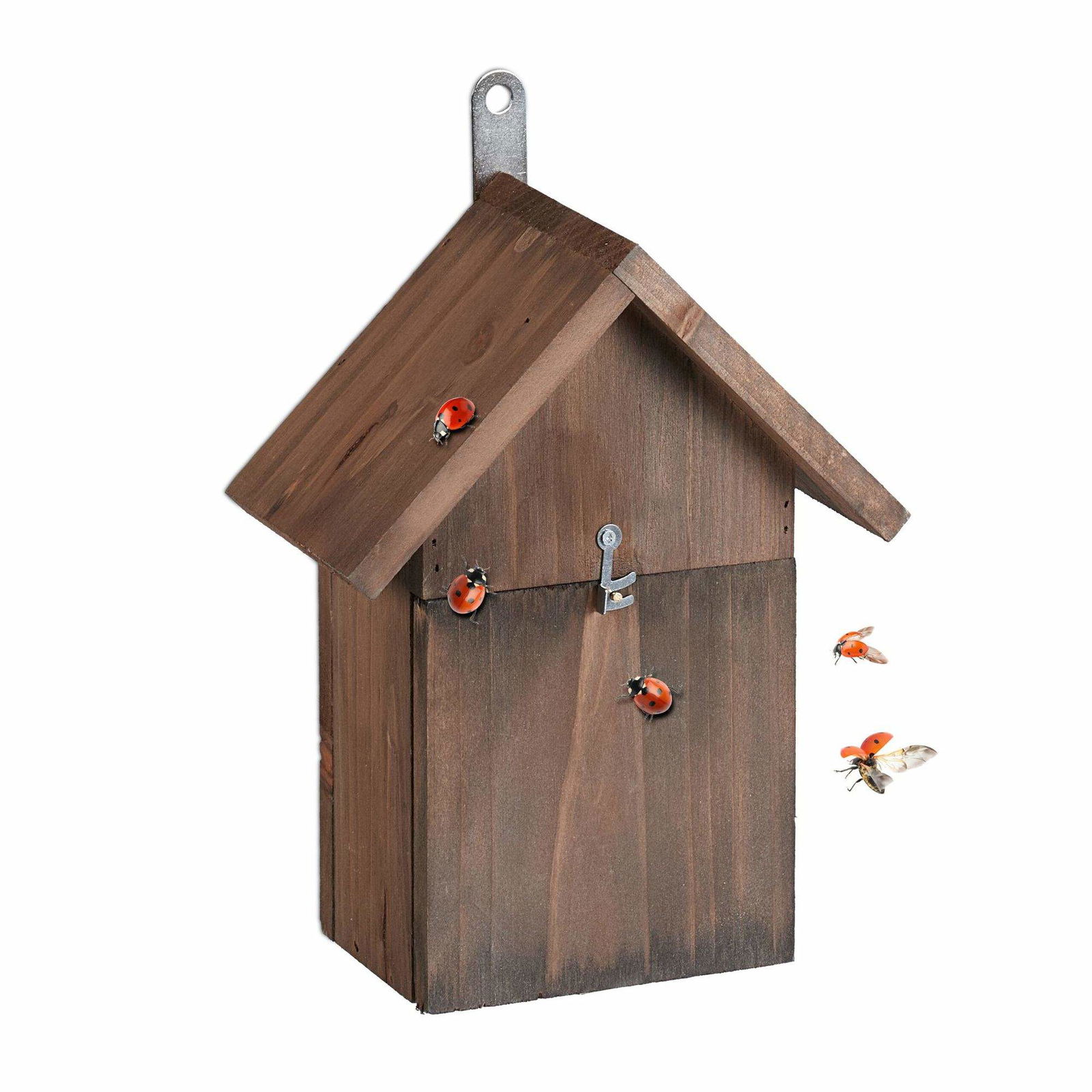 Mariehønehus i træ