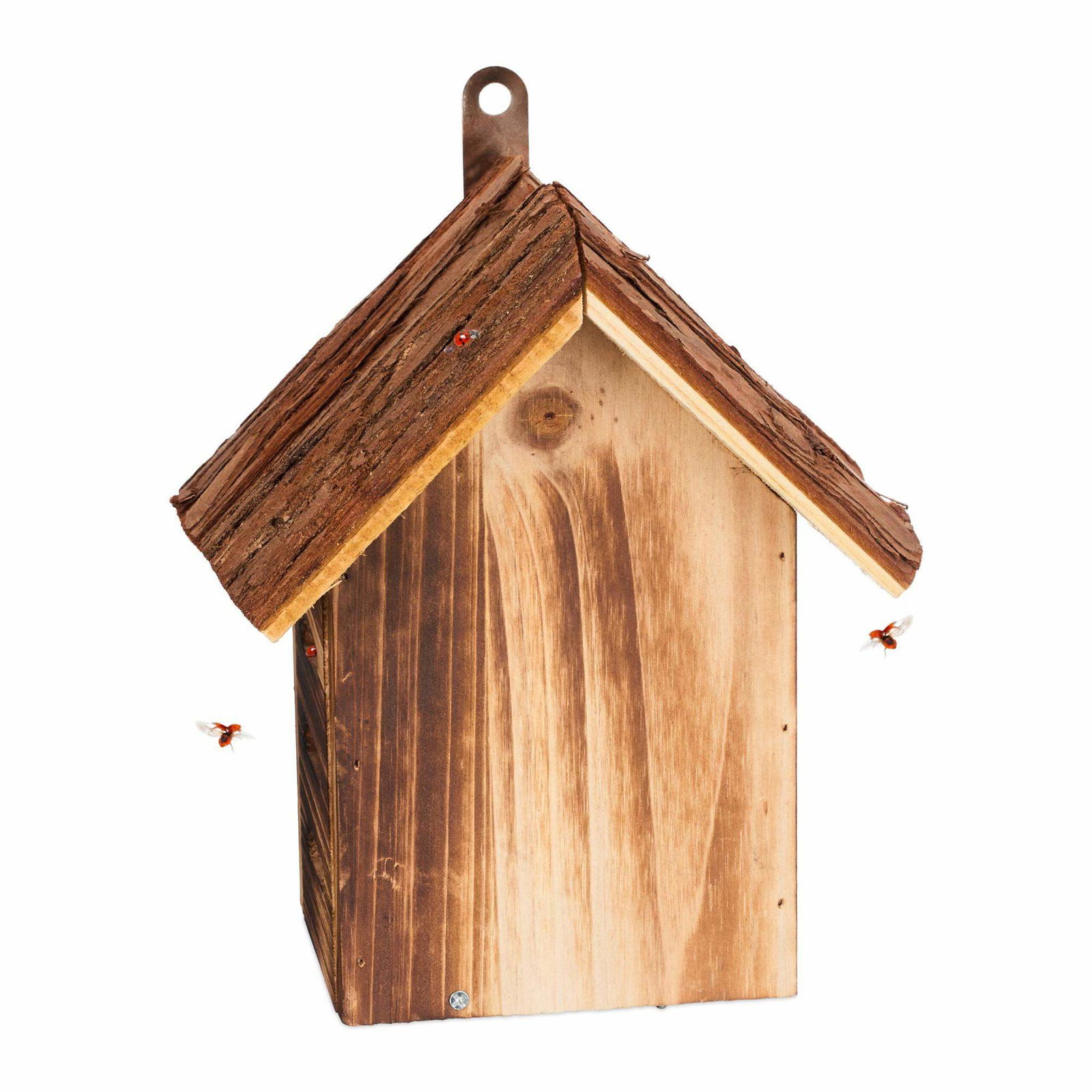 Mariehønehus i træ