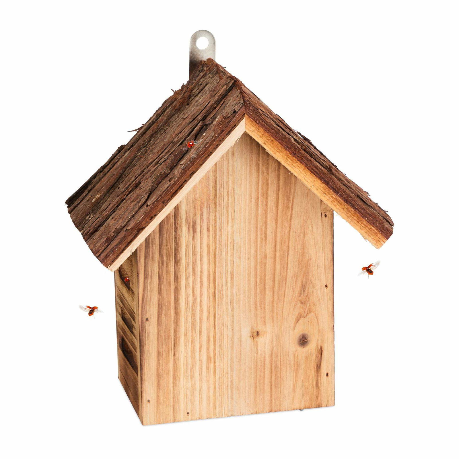 Mariehønehus i træ