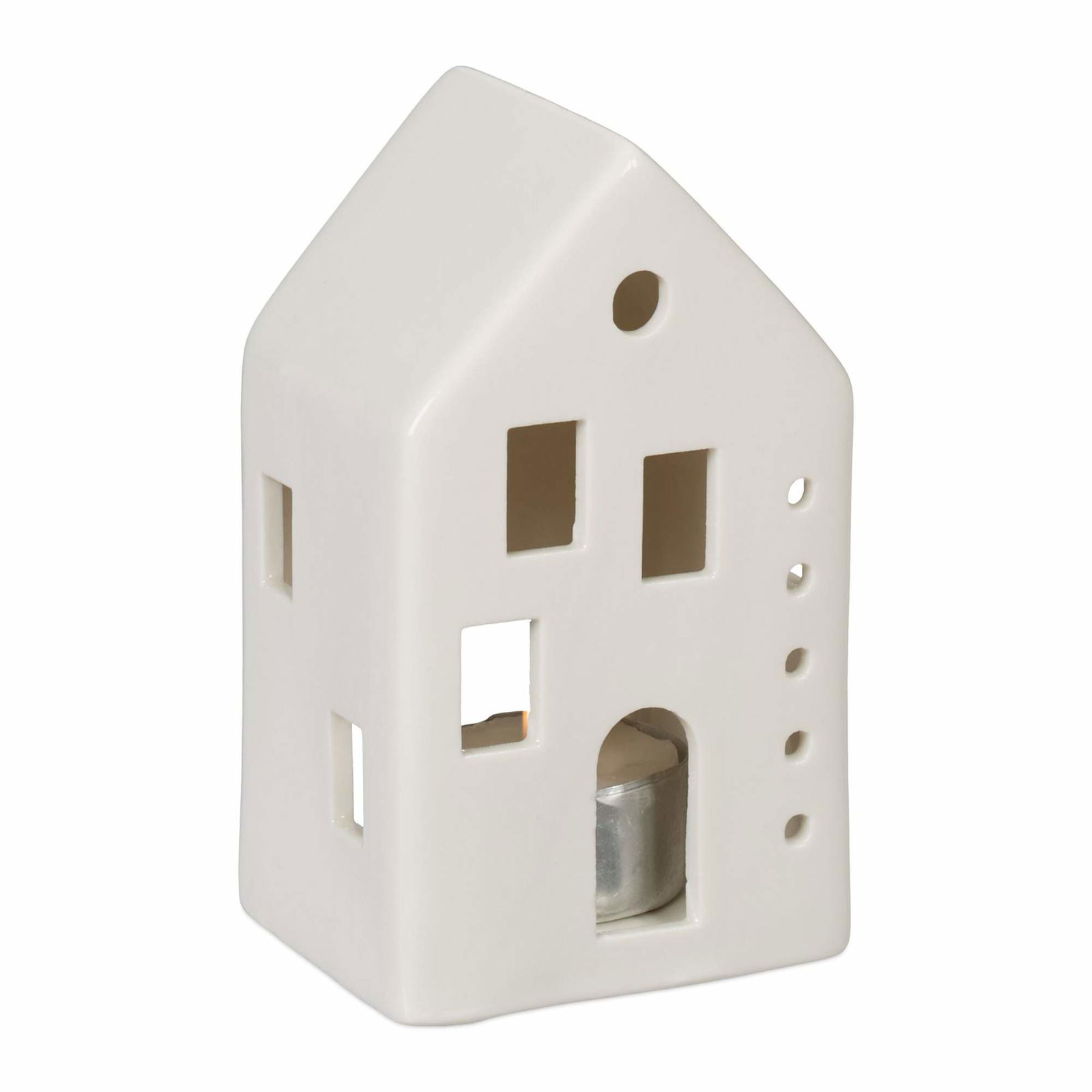 Tehus i hvid keramik