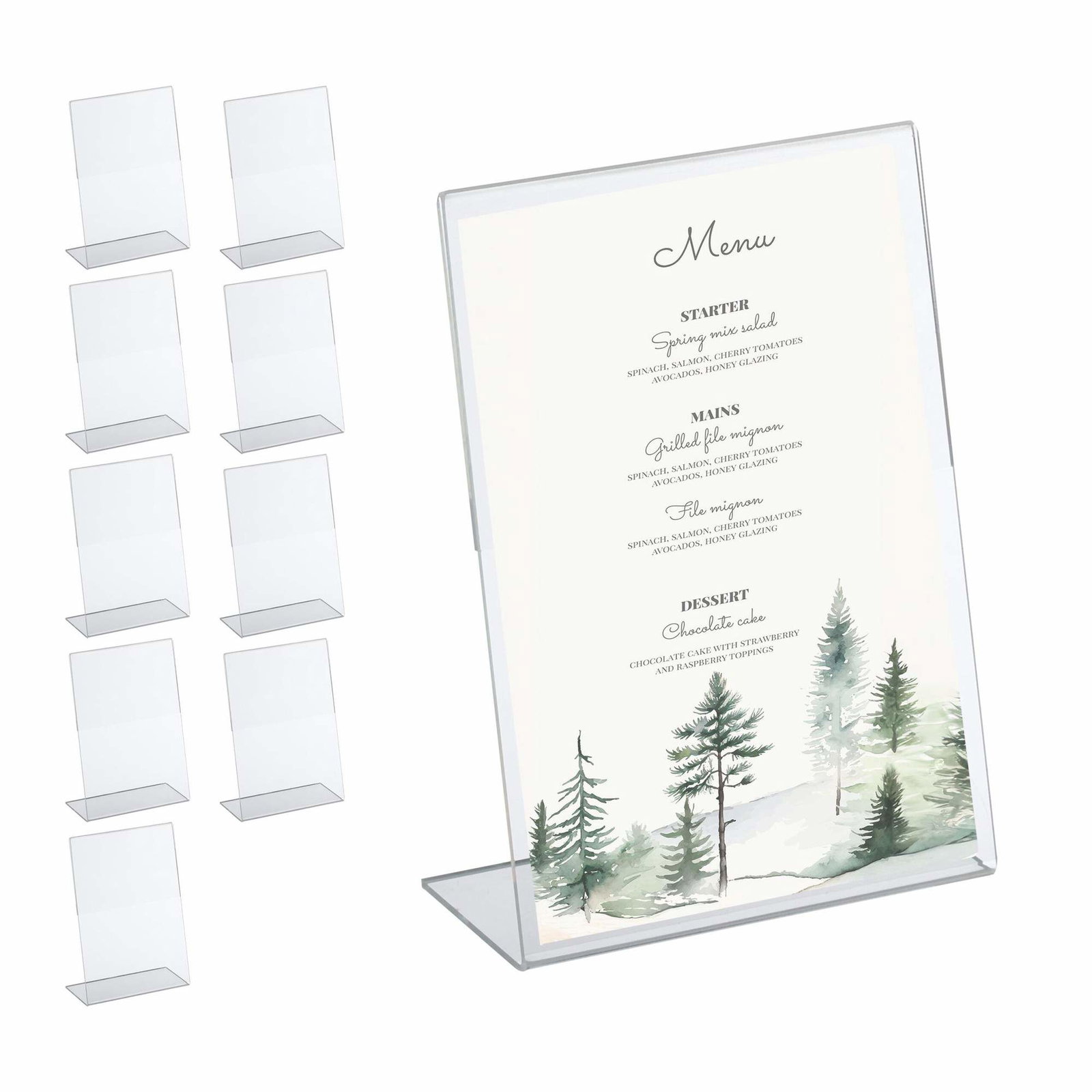 set om 10 bordsställ DIN A5 | Hem & Hobby | Pryloteket