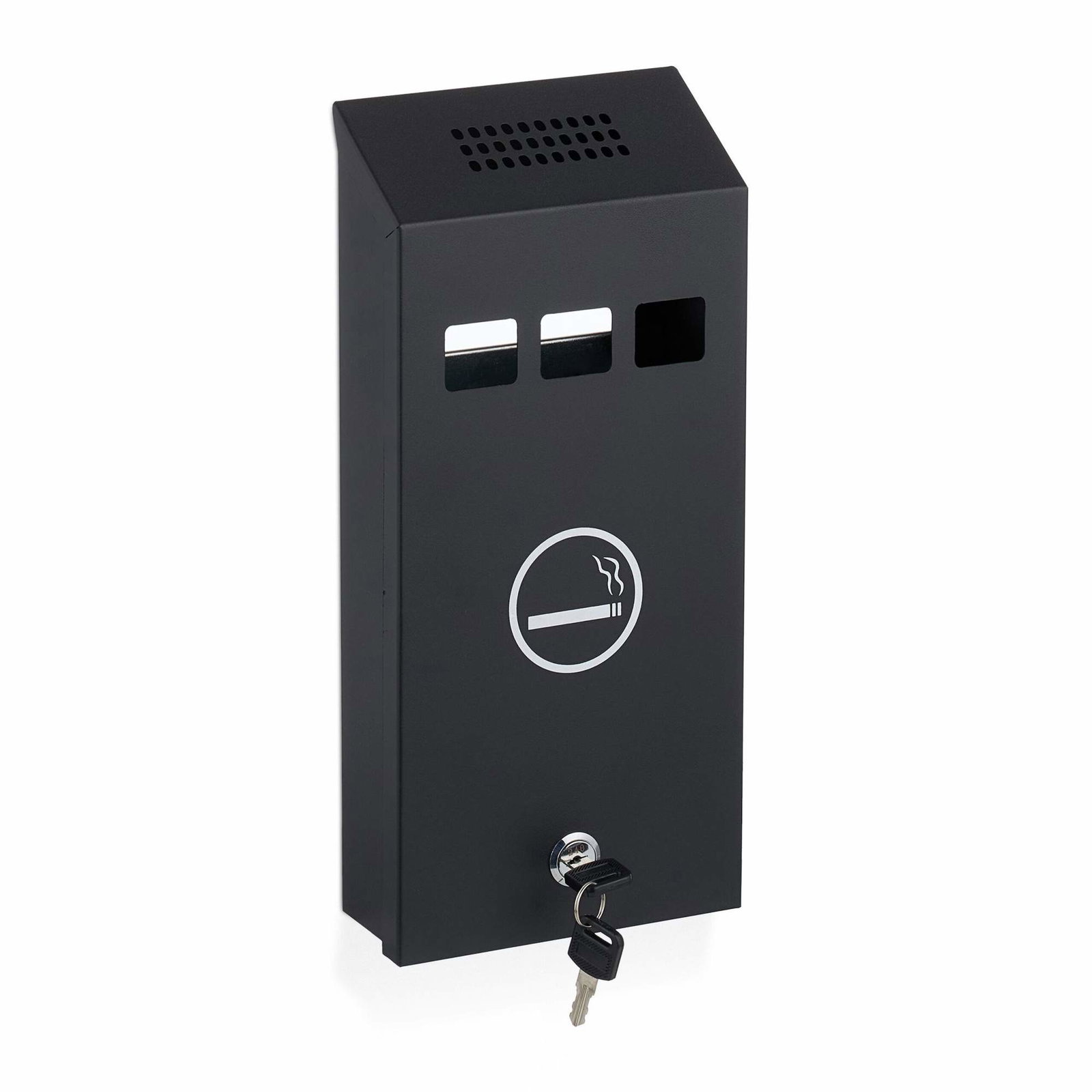 Svart askfat för vägg | Elektronik - Tillbehör Mobil & Surfplatta - Mobiltillbehör - Mobilkablar - Tillbehör | Pryloteket