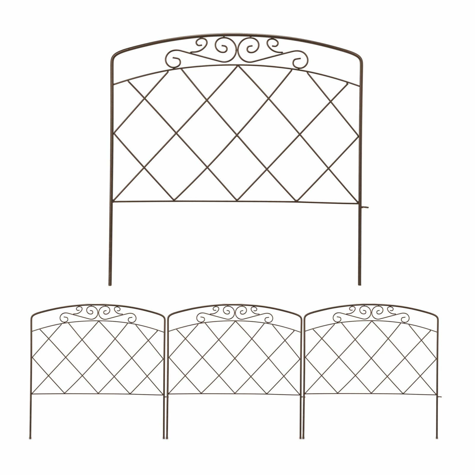 4-delt sengehest i metal