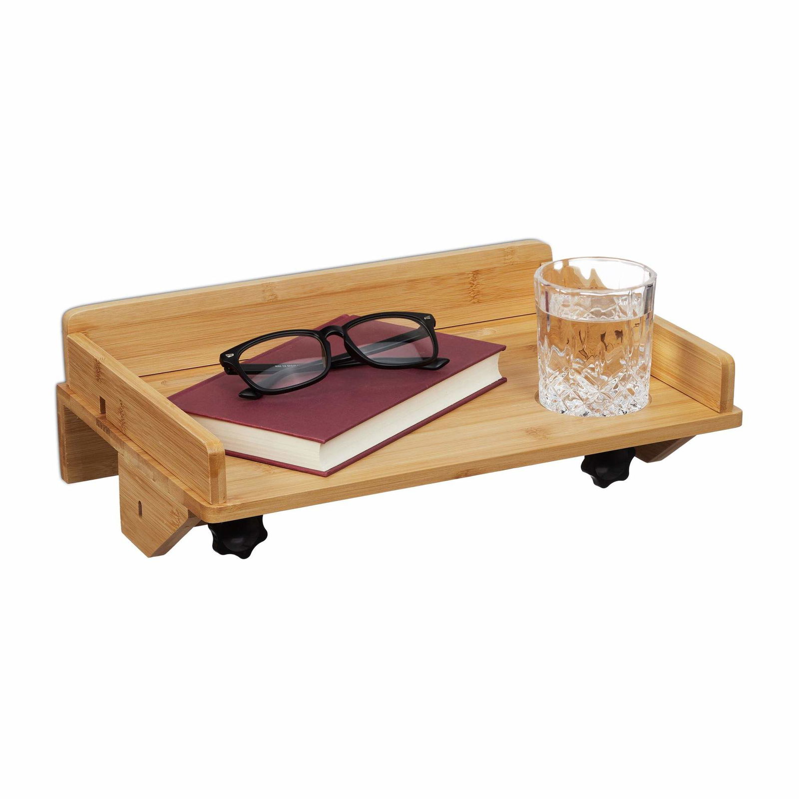 Sammenklappelig sengehylde lavet af bambus