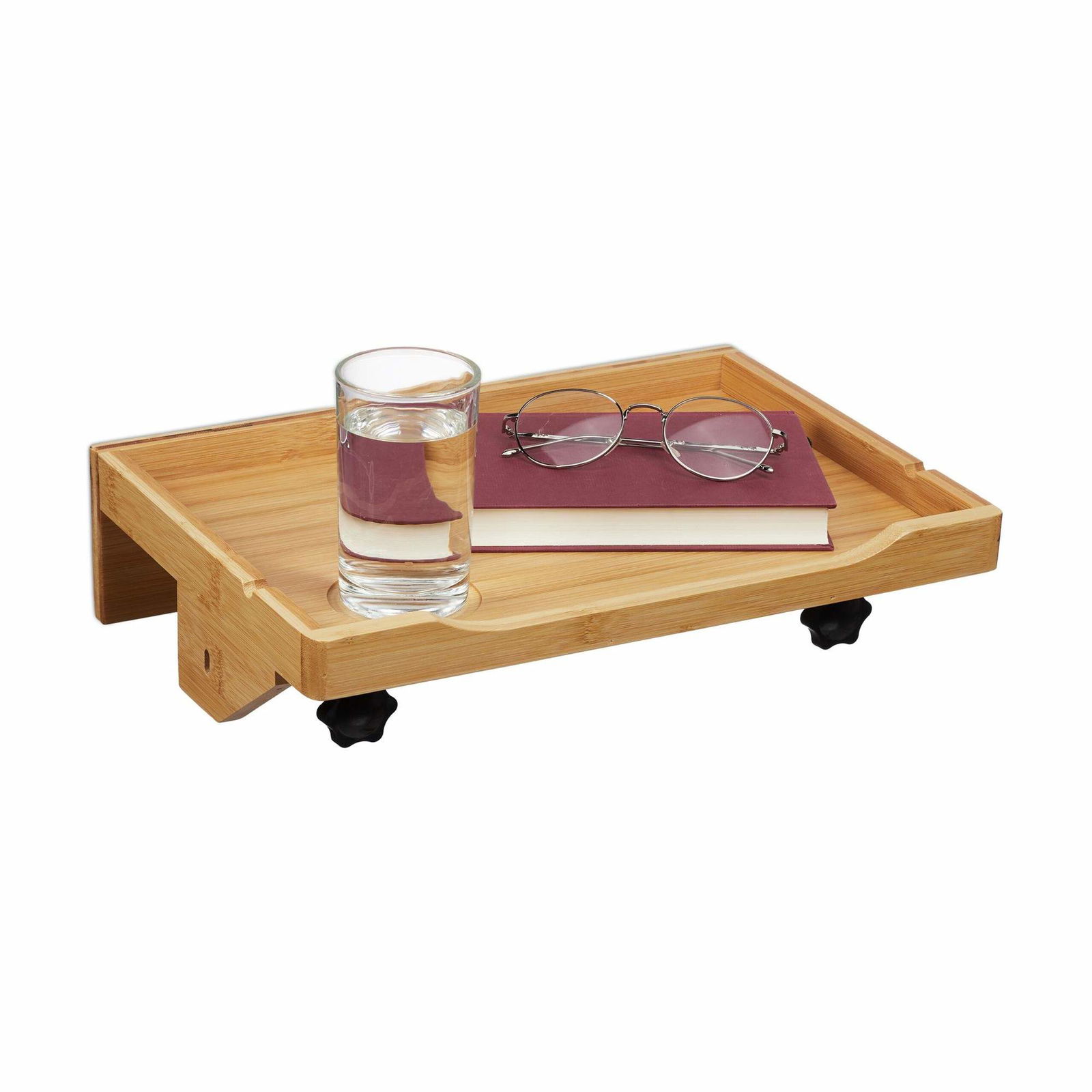 Sammenklappelig sengehylde lavet af bambus