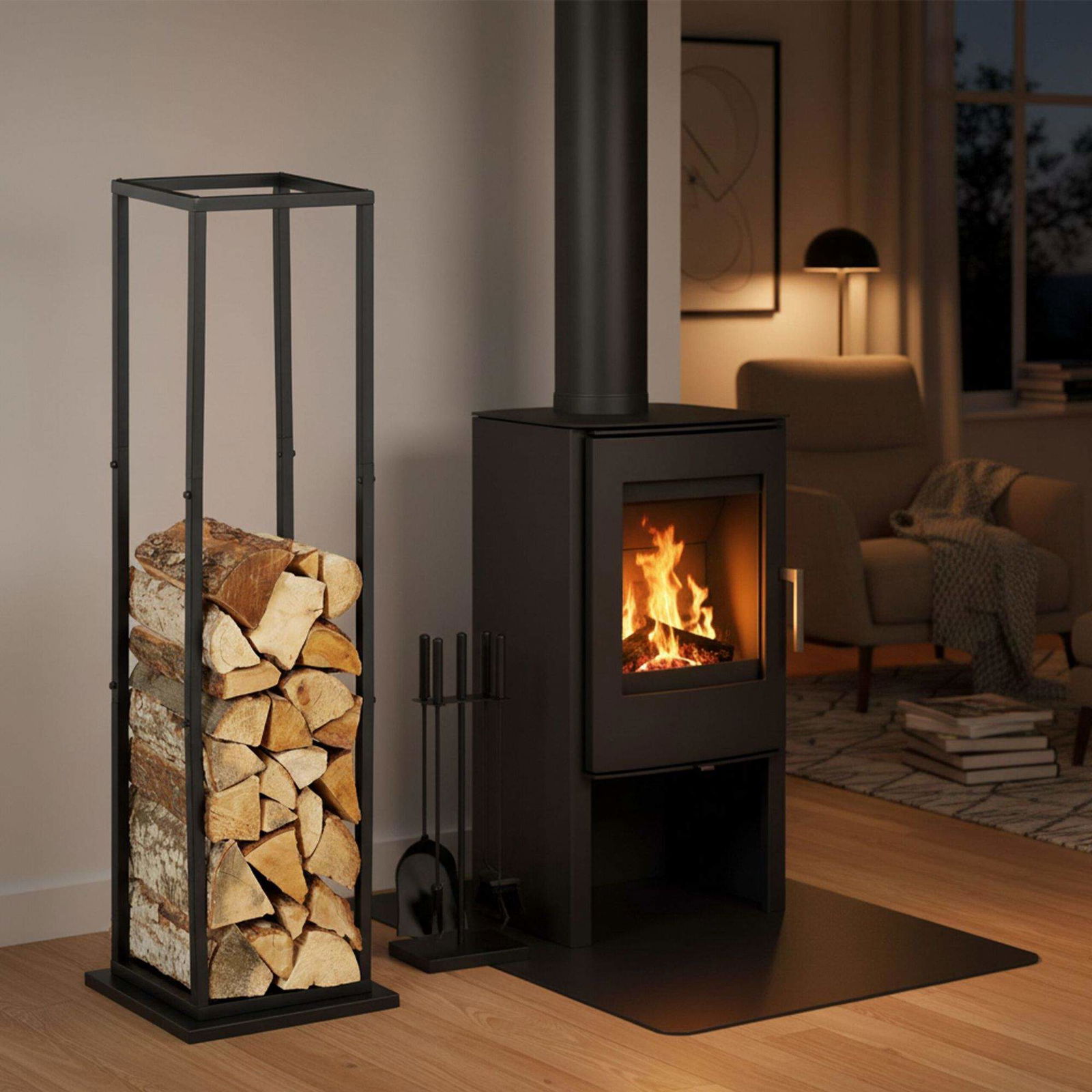 Træstativ i højt metal