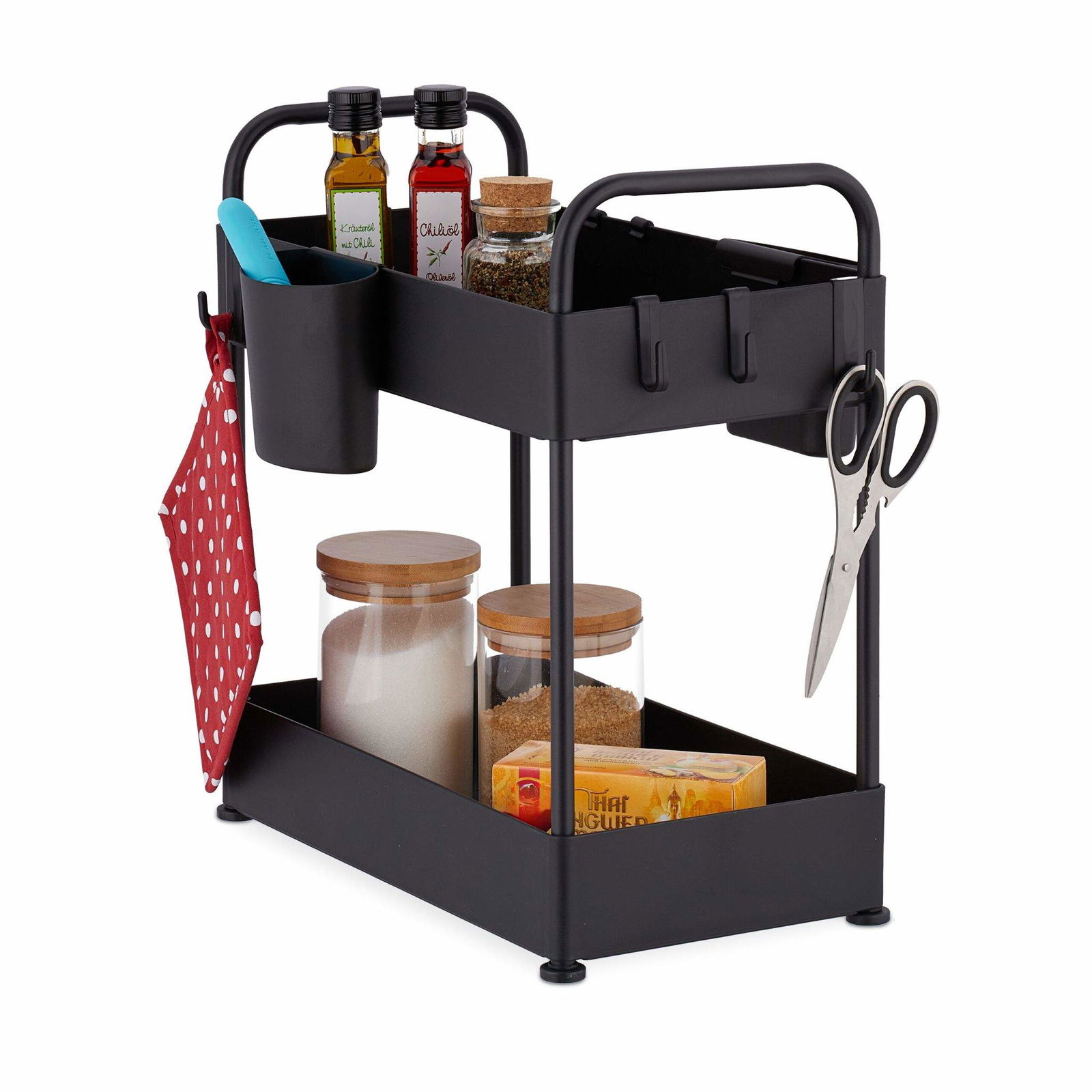 Håndvaskhylde med 2 hylder