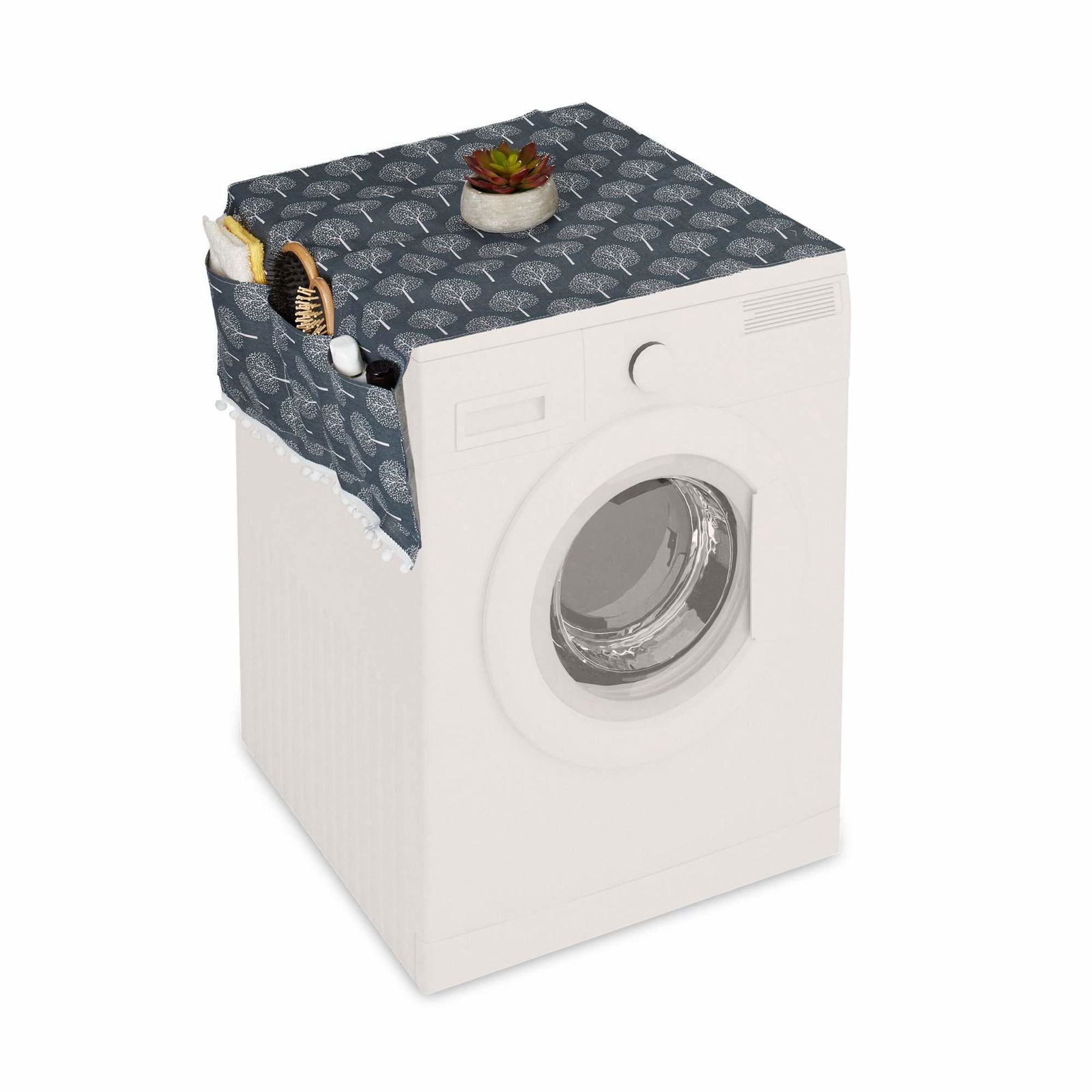 Vaskemaskinepude med lommer