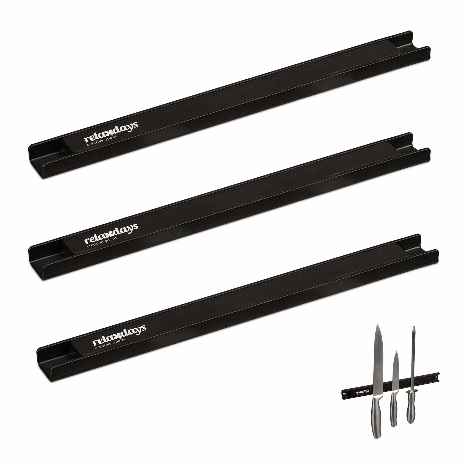 set med 3 magnetstänger 30 cm | Hem & Hobby - Hem & Hushåll - Kök - Köksredskap | Pryloteket