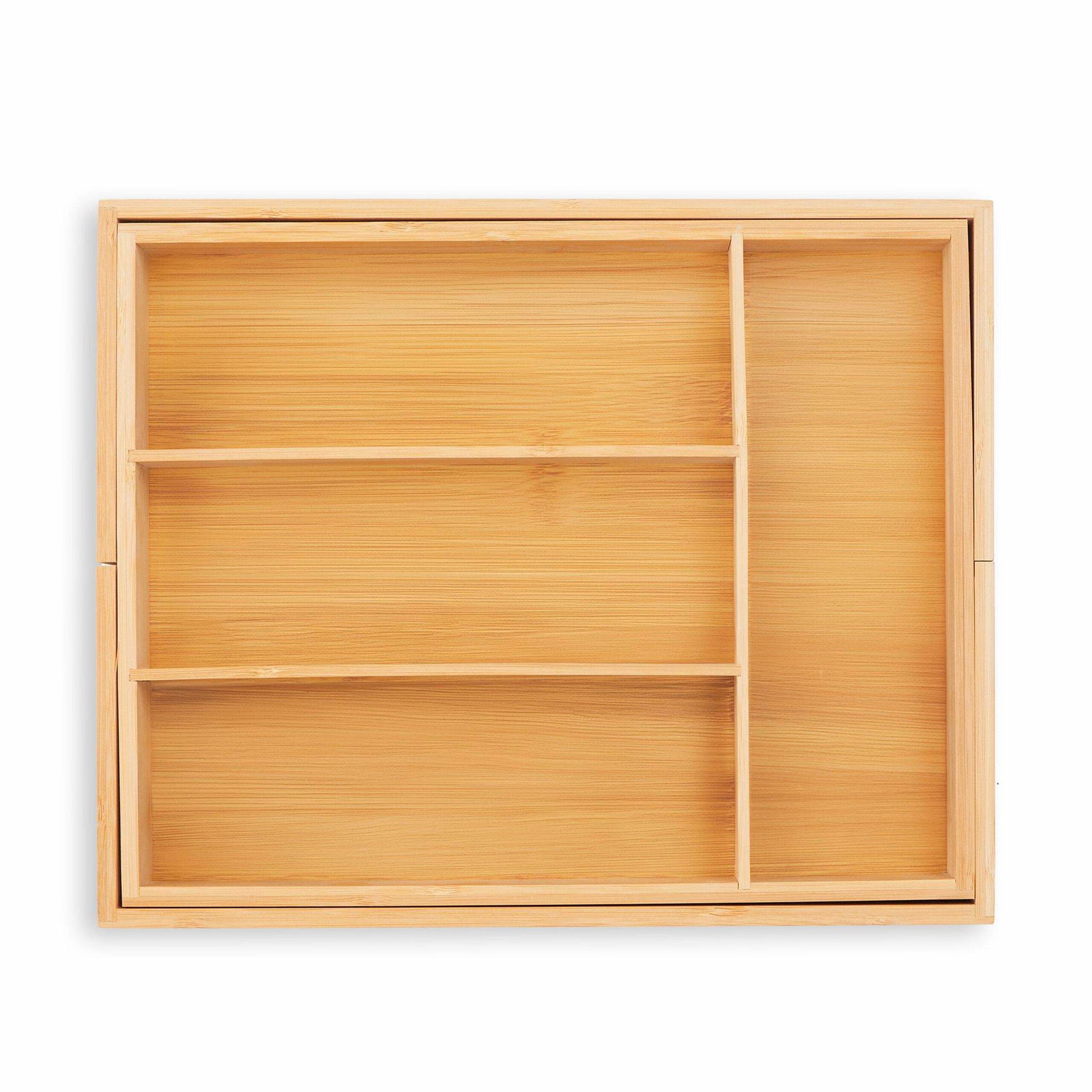 Utdragbar bestickbricka i bambu | Hem & Hobby - Hem & Hushåll - Kök - Köksredskap | Pryloteket