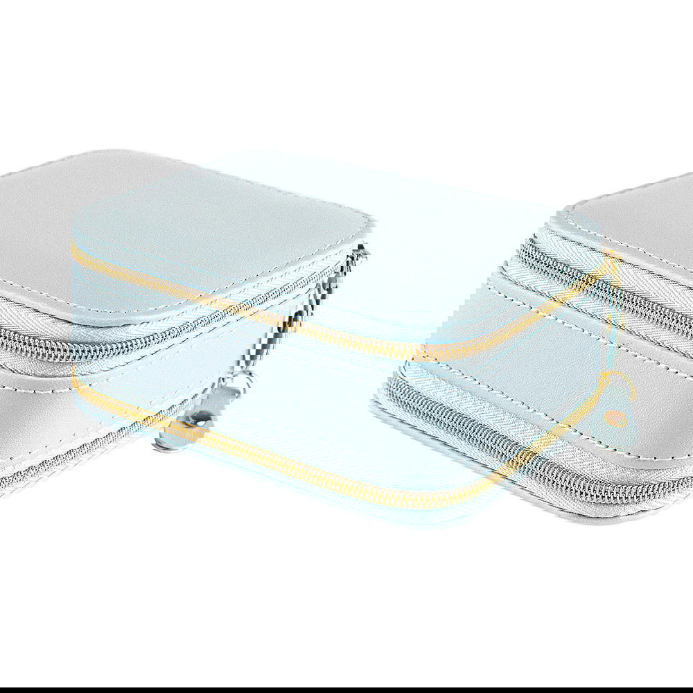 Dubbelsidigt Reseskrin - Blå | Mode & Accessoarer - Smycken, Smyckesset & Tillbehör - Smyckeskrin | Pryloteket