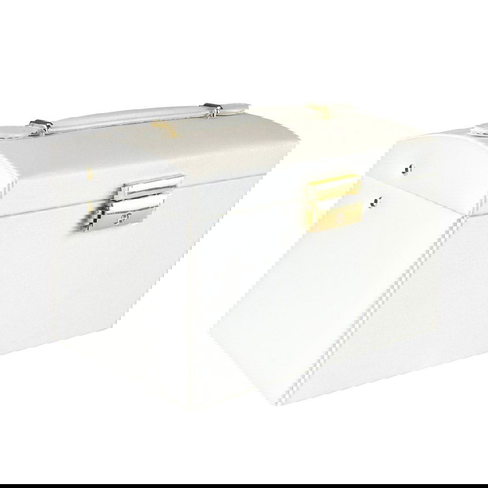 Smykkeskrin, Kunstlæder - Hvid