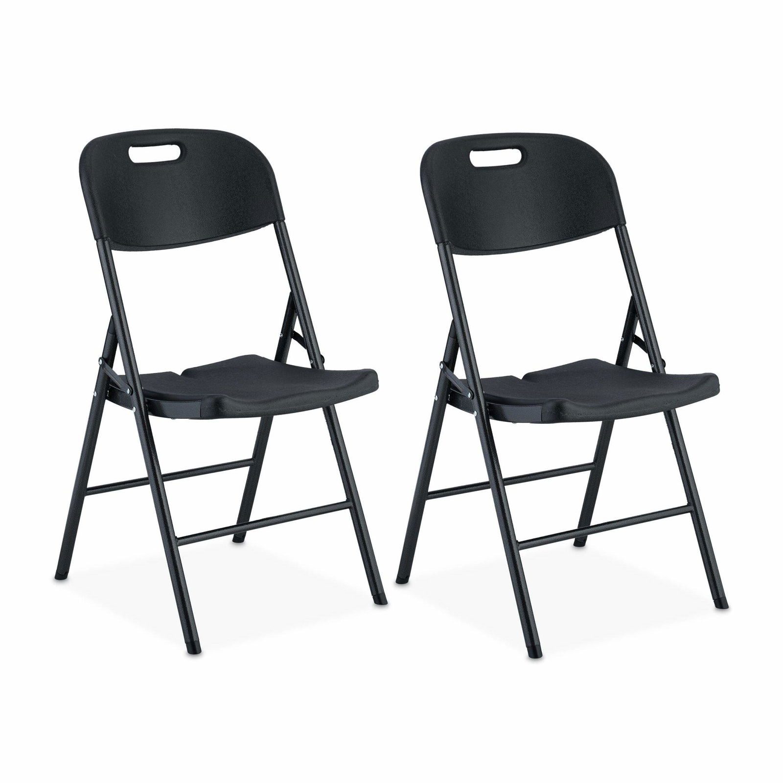 Rundt havebord i rattan look