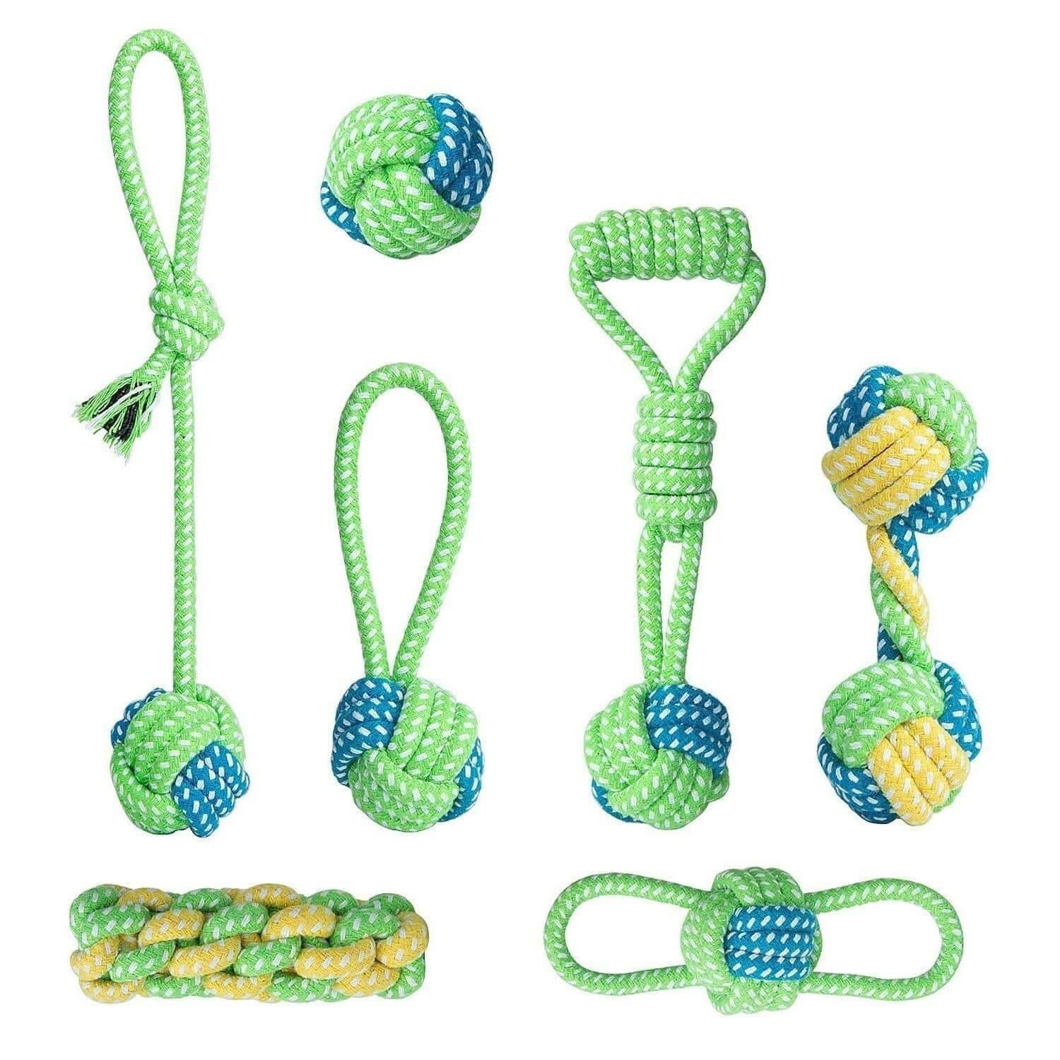 7x Tyggelegetøj til hunde