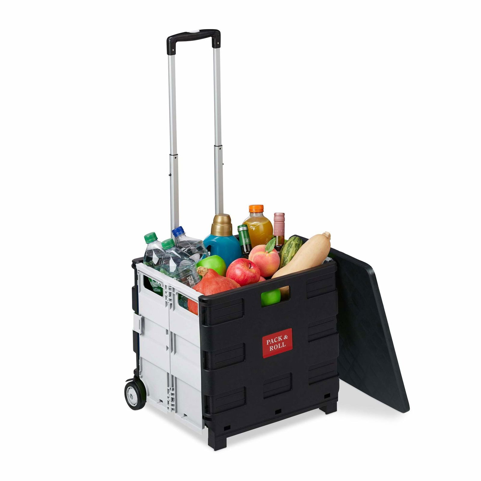 Indkøbsvogn med låg