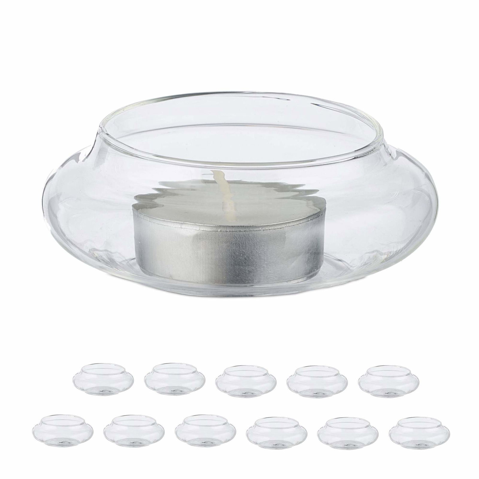 Flytande värmeljushållare set om 12 st | Hem & Hobby - Hem & Hushåll - Kök - Servering - Skålar | Pryloteket
