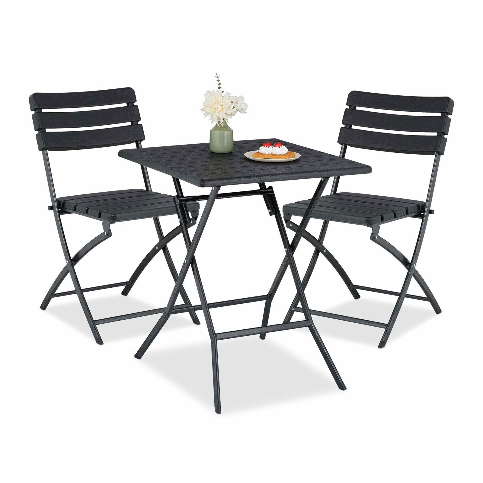 3-delt altanmøbelsæt i trælook