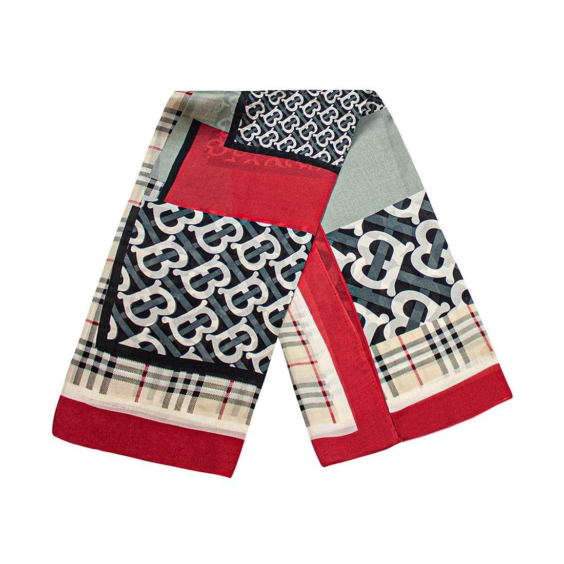 Mönstrad scarf - Svart, Nr. 25 | Mode & Accessoarer - Kläder - Övrigt | Pryloteket