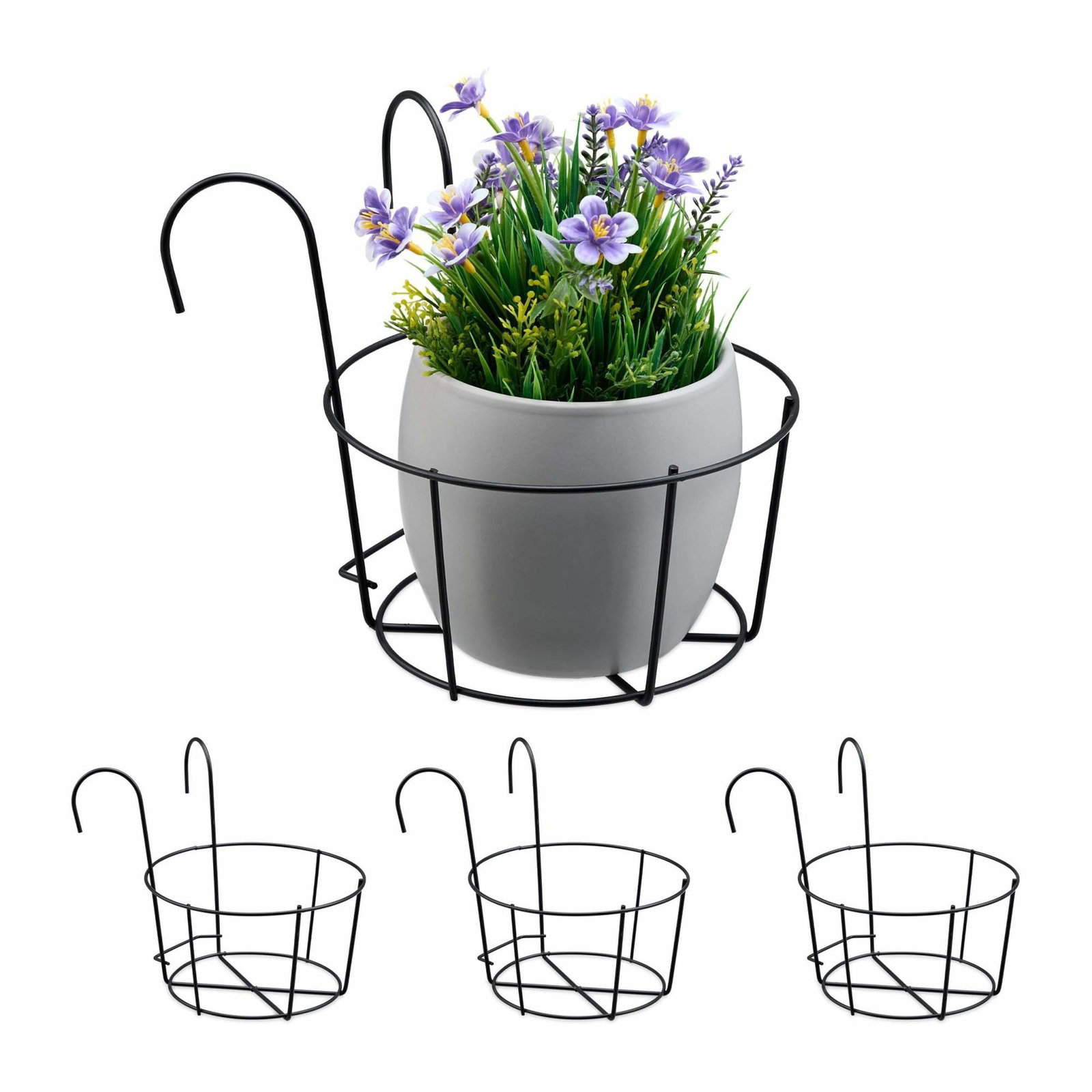 sæt med 4 urtepottelapper til altanen