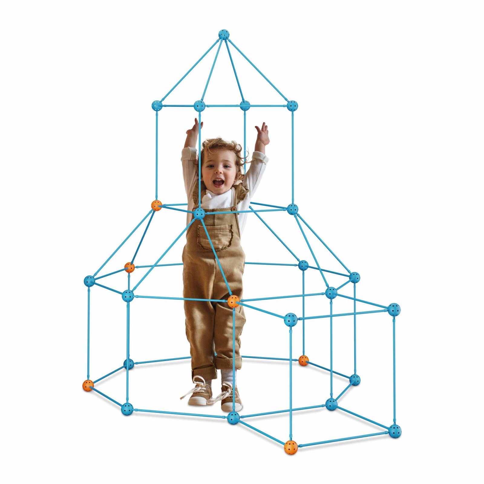 DIY byggelegetøj til at bygge en hule